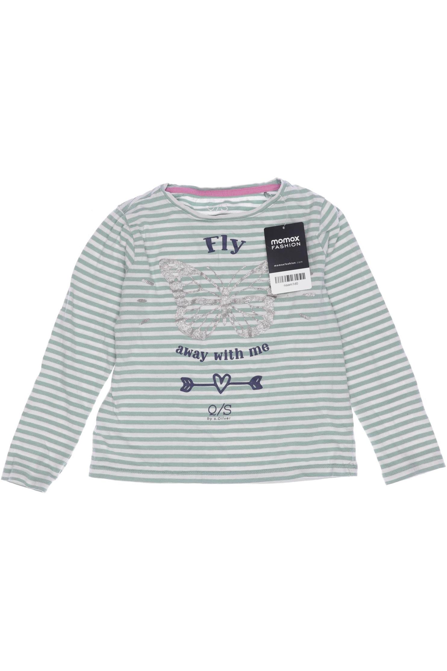 

QS by s.Oliver Damen Langarmshirt, grün, Gr. 116