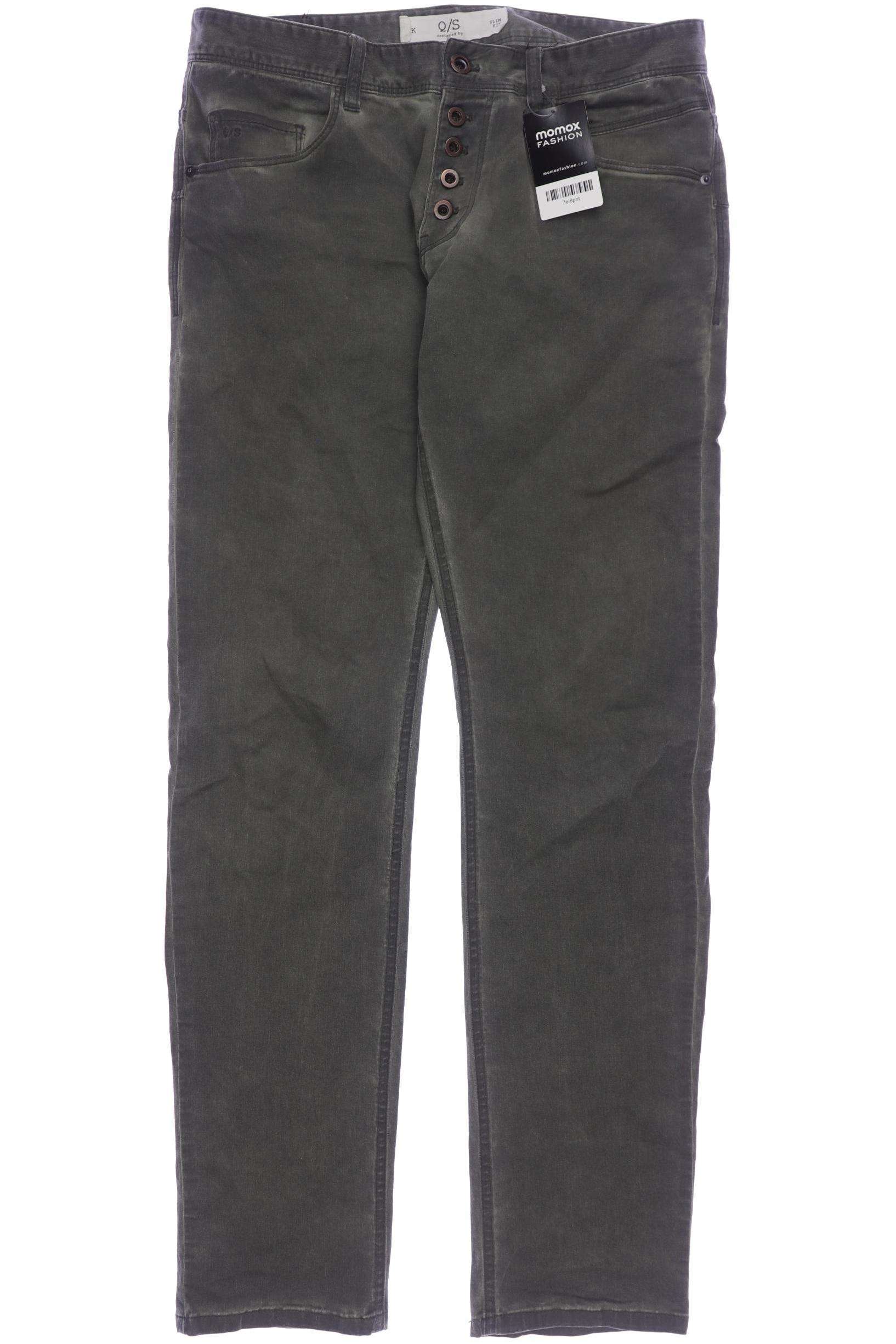 

QS by s.Oliver Herren Stoffhose, grün, Gr. 31