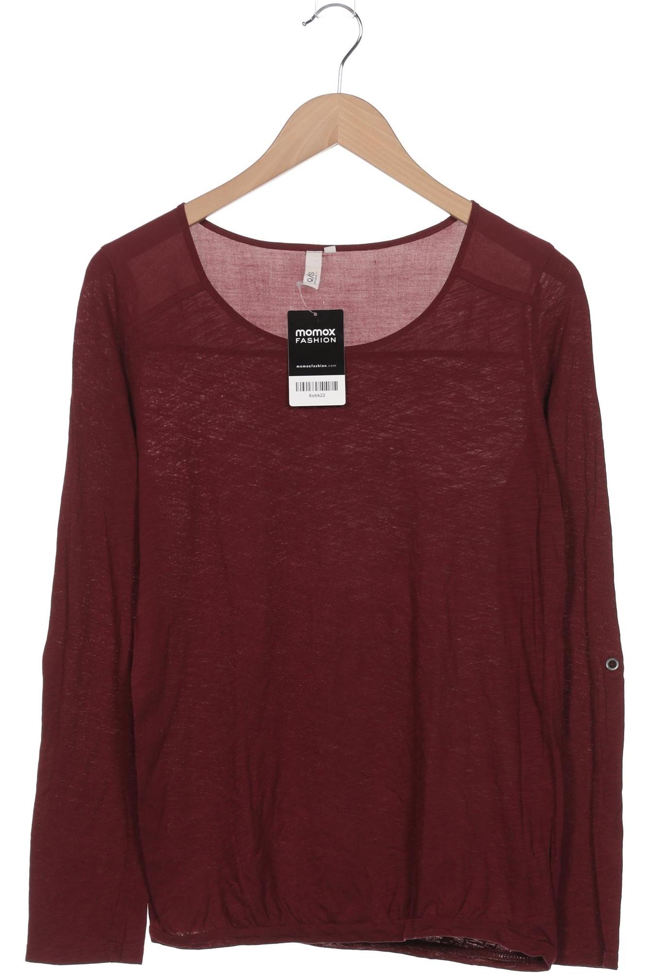 

QS by s.Oliver Damen Langarmshirt, bordeaux, Gr. 36