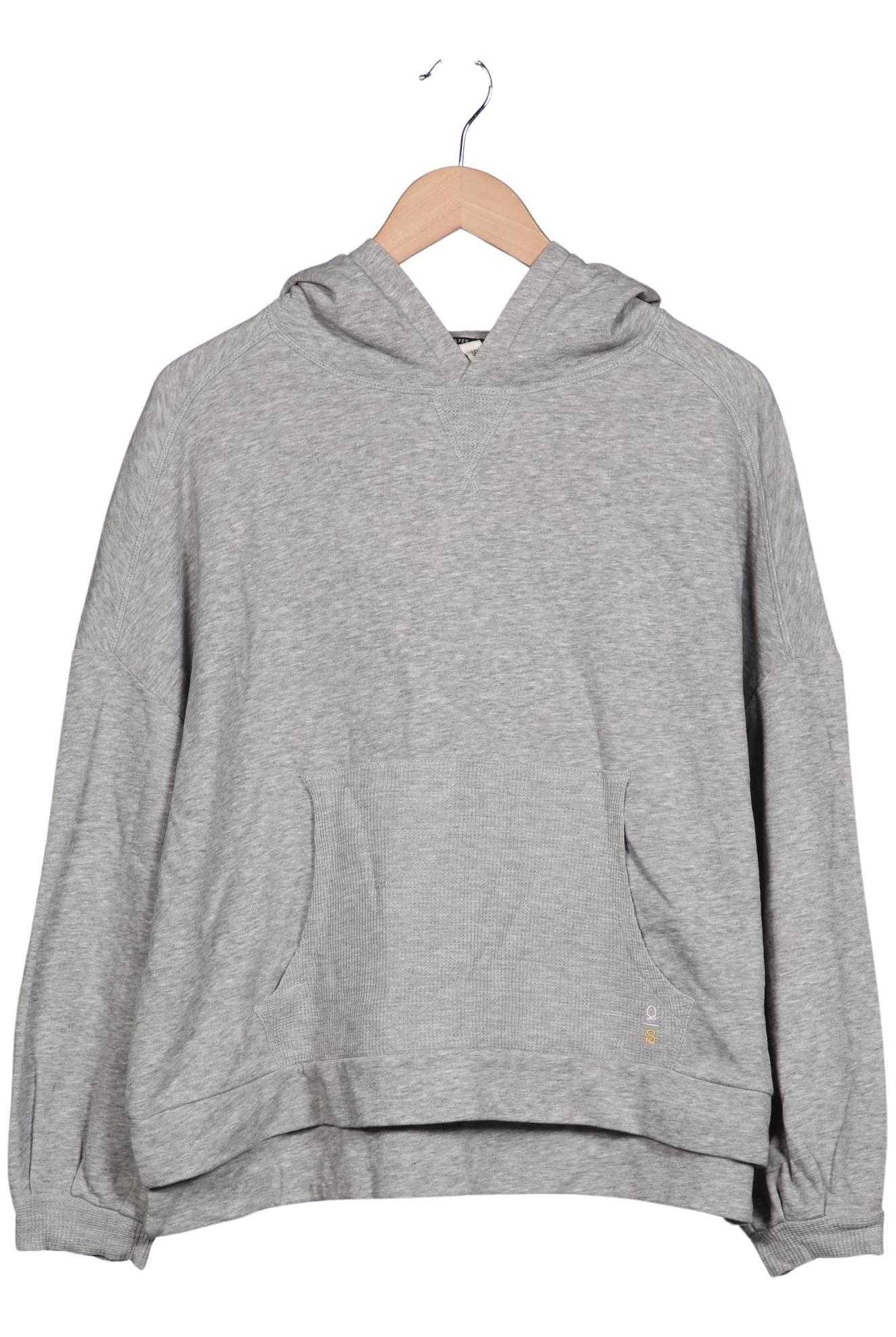 

QS by s.Oliver Damen Kapuzenpullover, grau, Gr. 36