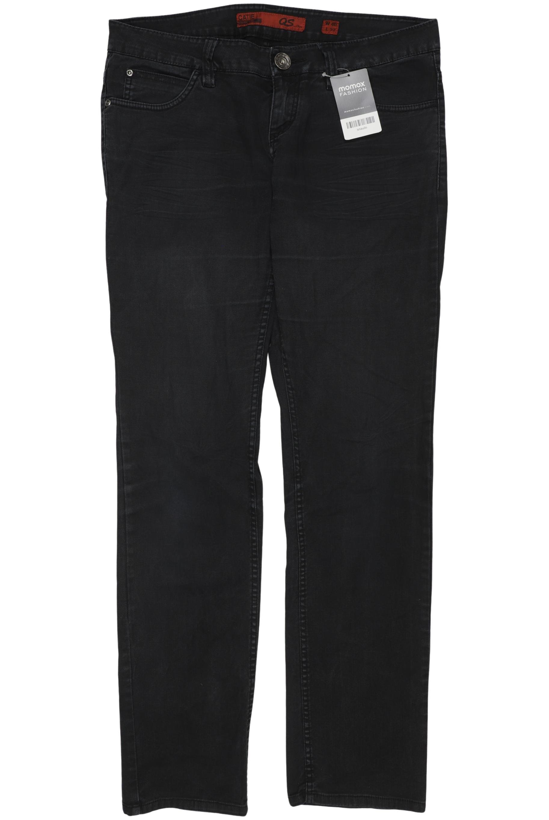 

QS by s.Oliver Damen Jeans, schwarz, Gr. 40