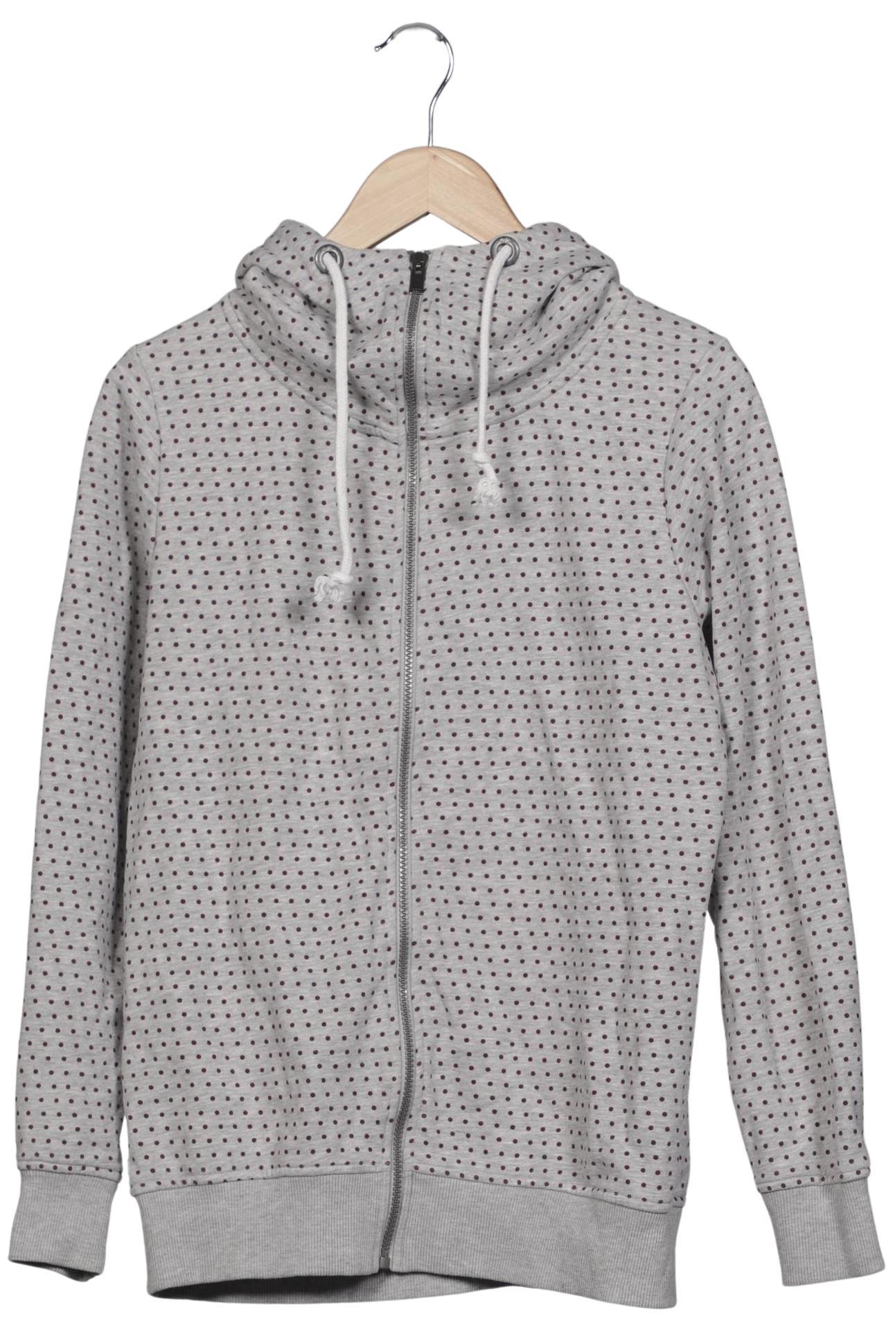 

QS by s.Oliver Damen Kapuzenpullover, grau, Gr. 42