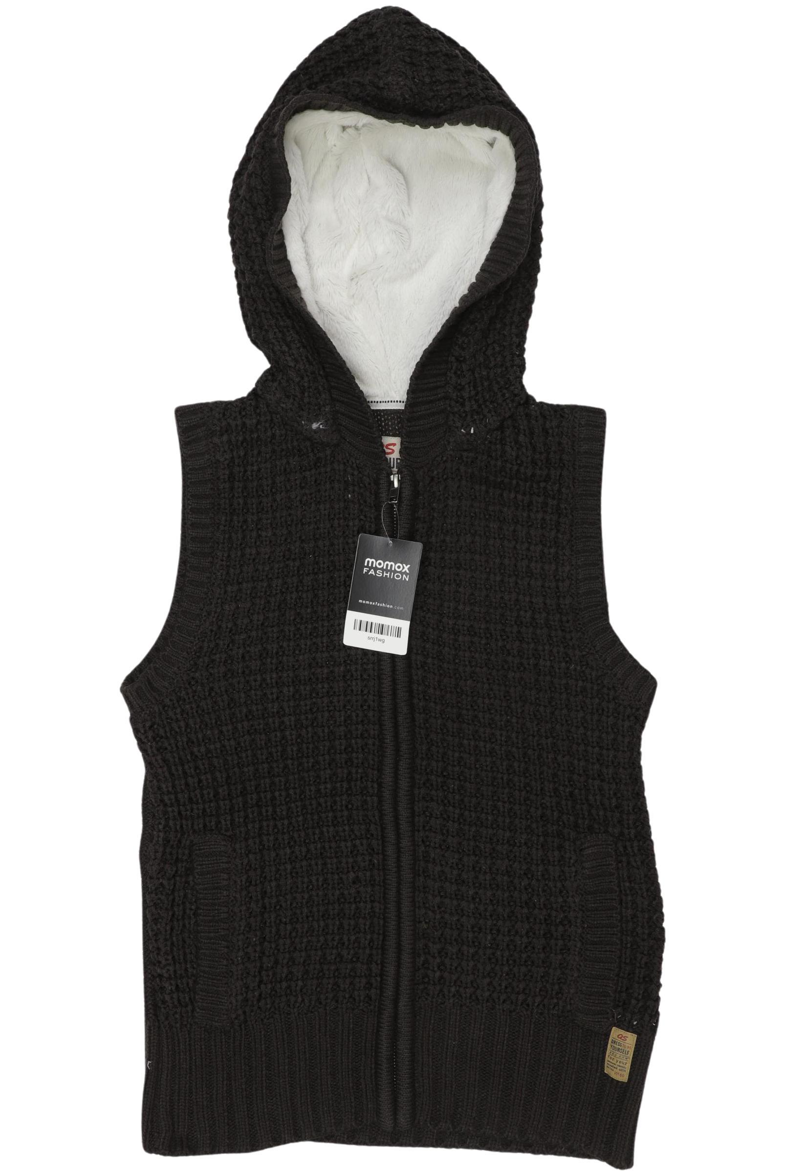 

QS by s.Oliver Damen Weste, schwarz, Gr. 36