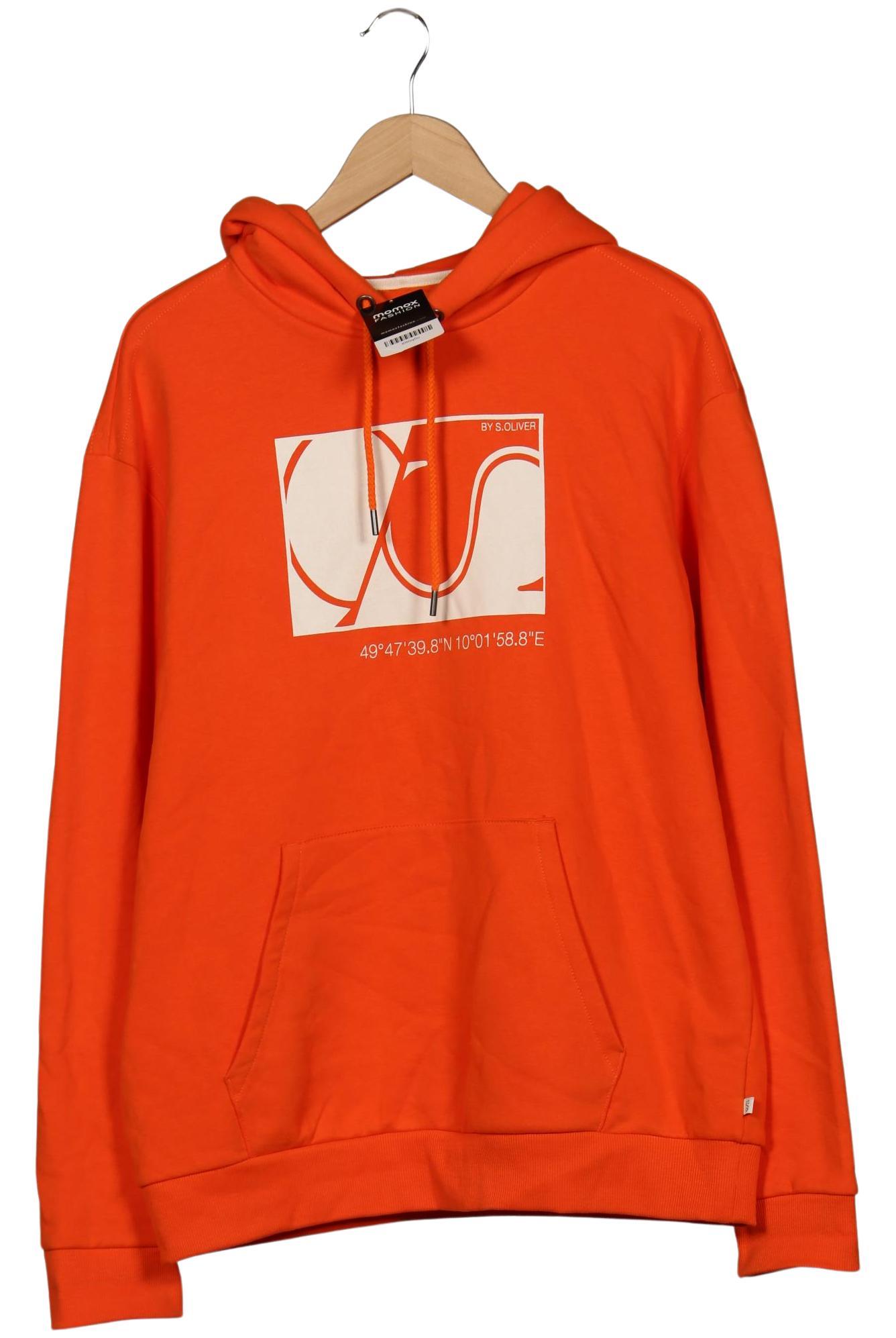 

QS by s.Oliver Herren Kapuzenpullover, orange, Gr. 52