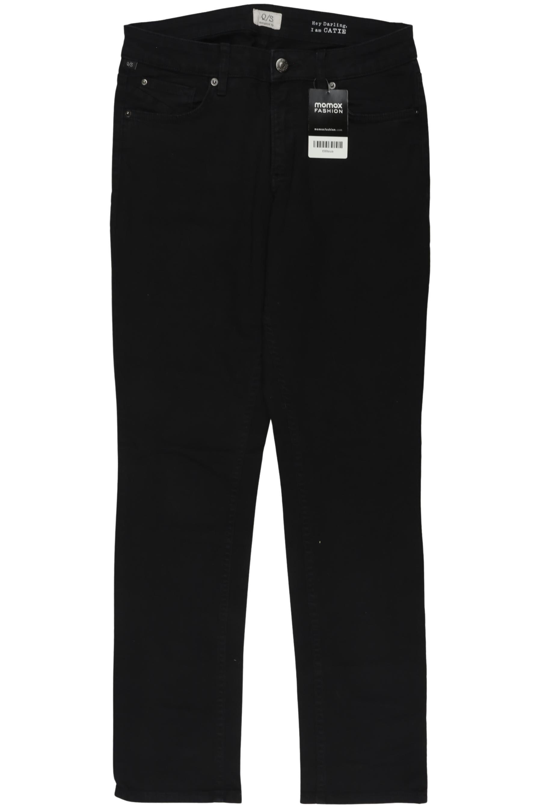 

QS by s.Oliver Damen Jeans, schwarz, Gr. 36