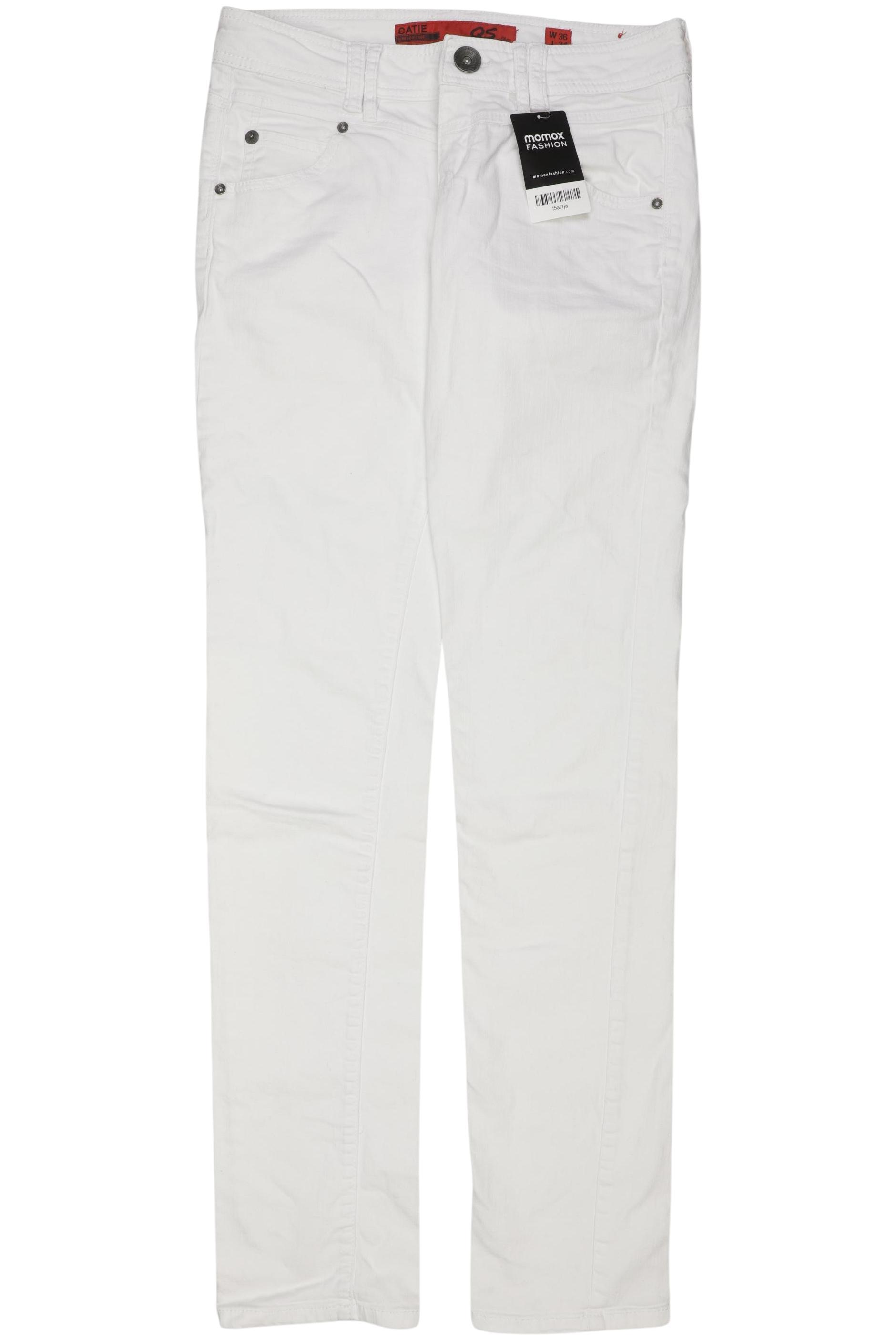 

QS by s.Oliver Damen Jeans, weiß, Gr. 36
