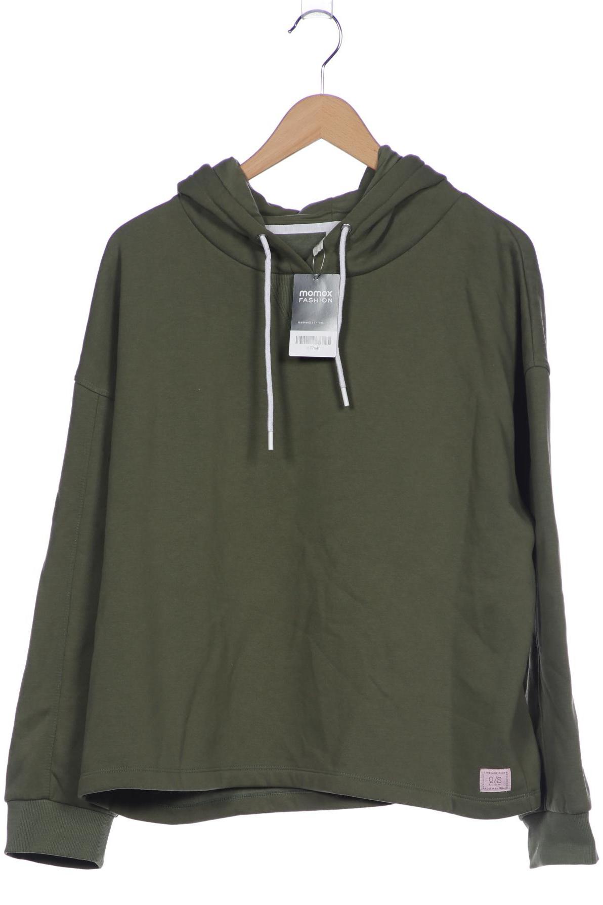 

QS by s.Oliver Damen Kapuzenpullover, grün, Gr. 46