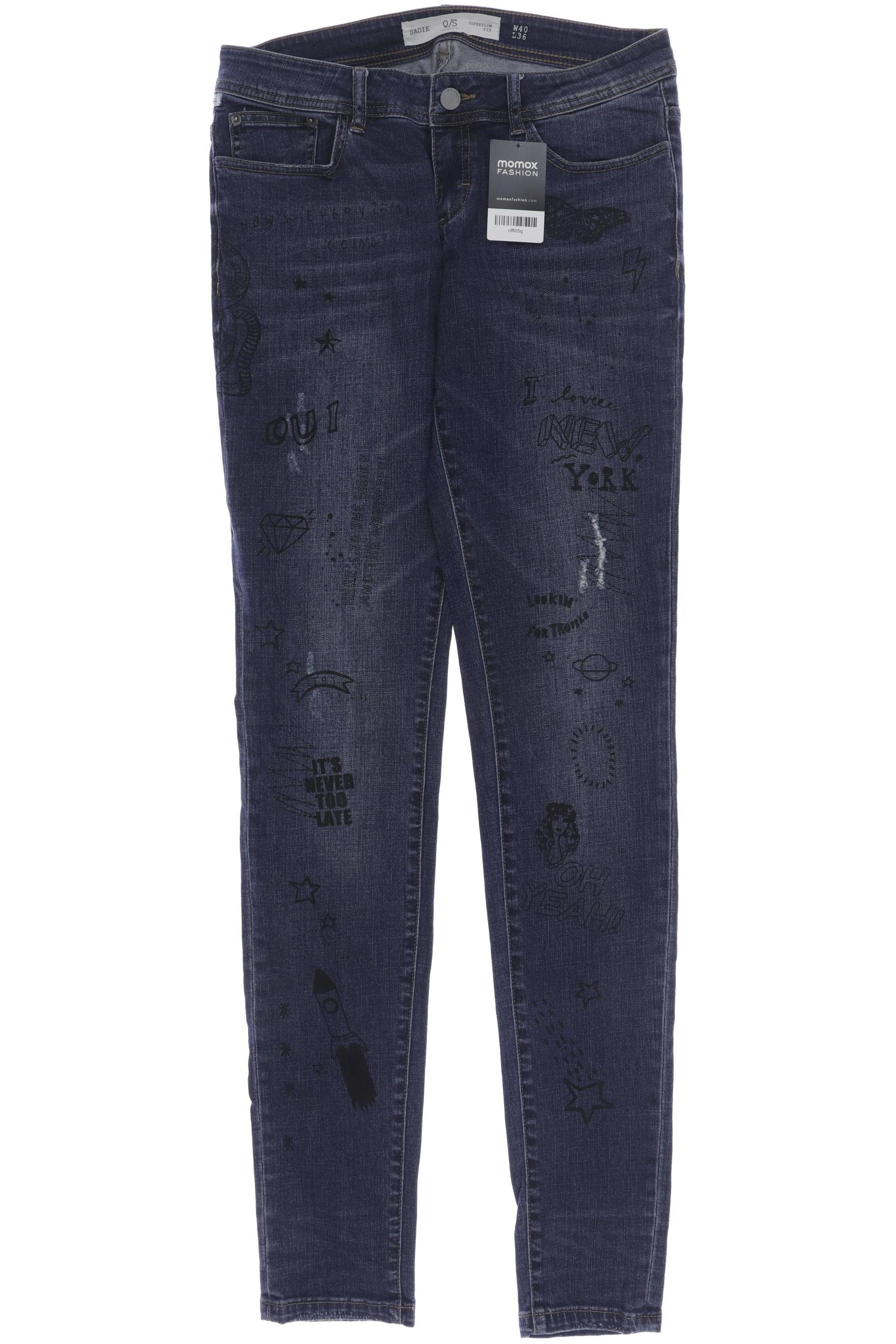 

QS by s.Oliver Damen Jeans, blau, Gr. 40