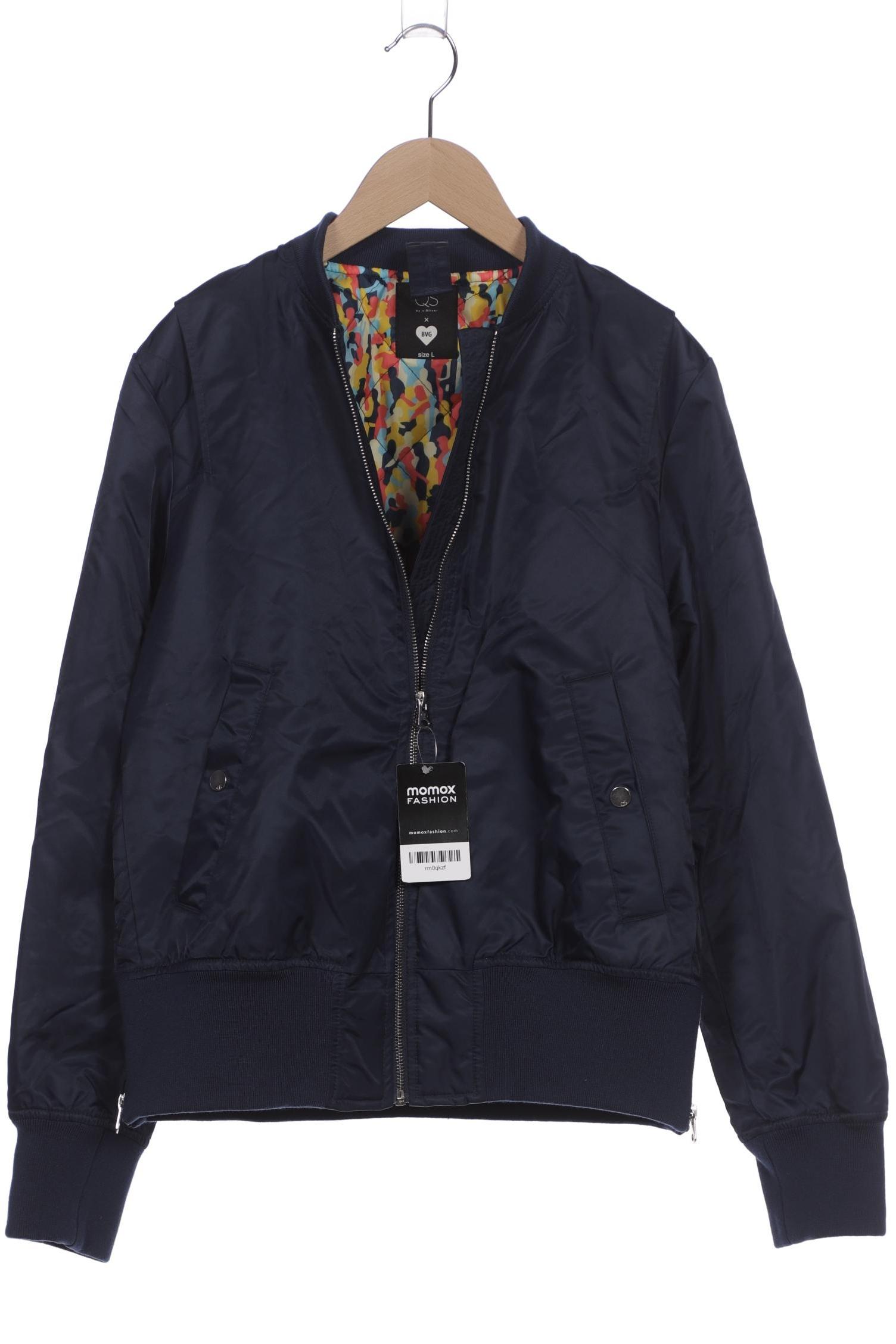 

QS by s.Oliver Damen Jacke, marineblau, Gr. 42