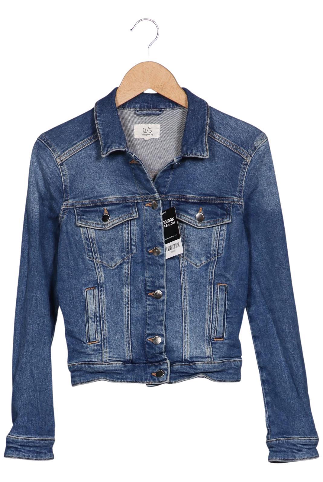 

QS by s.Oliver Damen Jacke, blau, Gr. 34