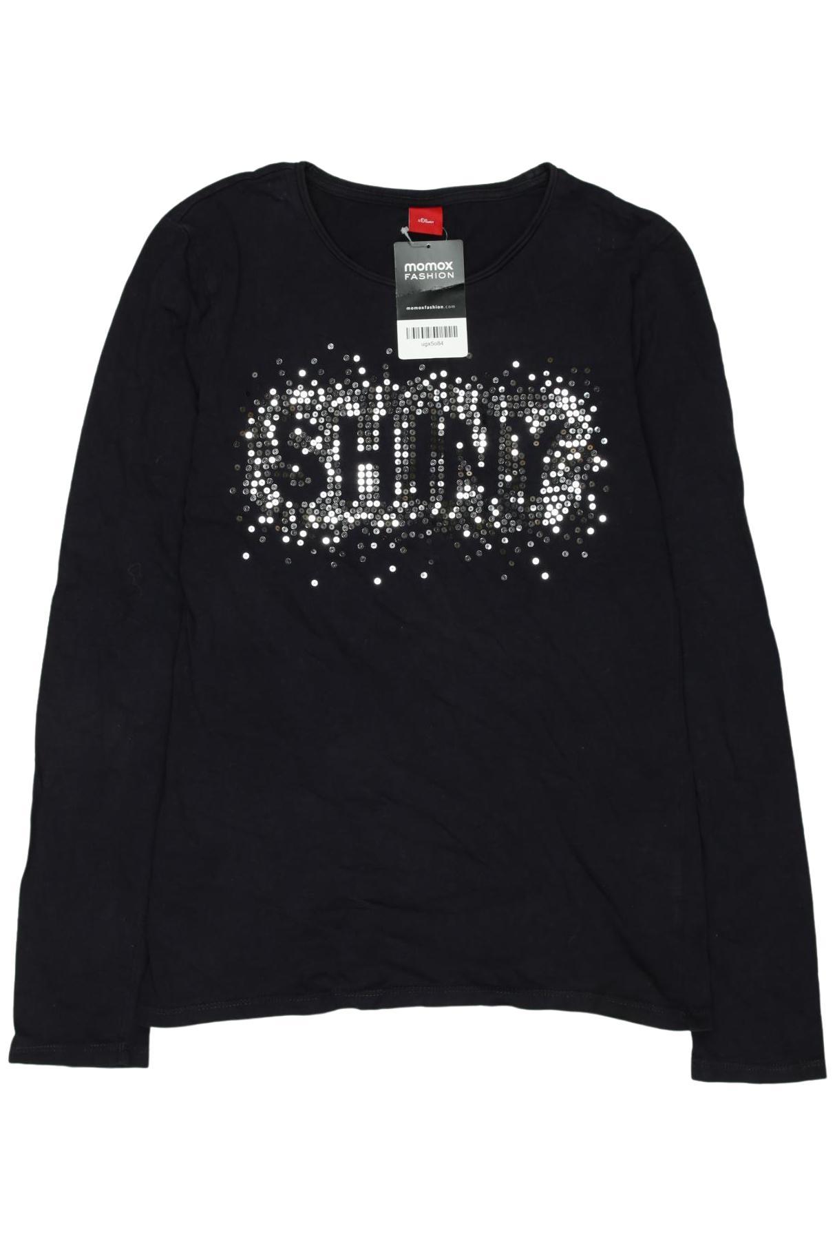 

QS by s.Oliver Mädchen Langarmshirt, marineblau, Gr. 176