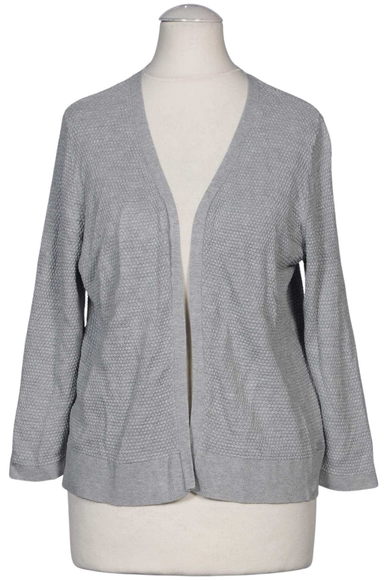 

QS by s.Oliver Damen Strickjacke, grau, Gr. 36