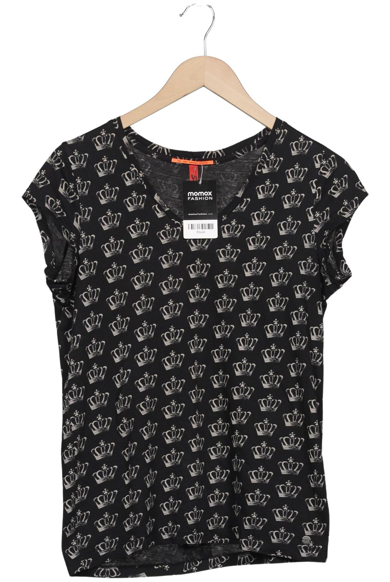 

QS by s.Oliver Damen T-Shirt, schwarz, Gr. 36