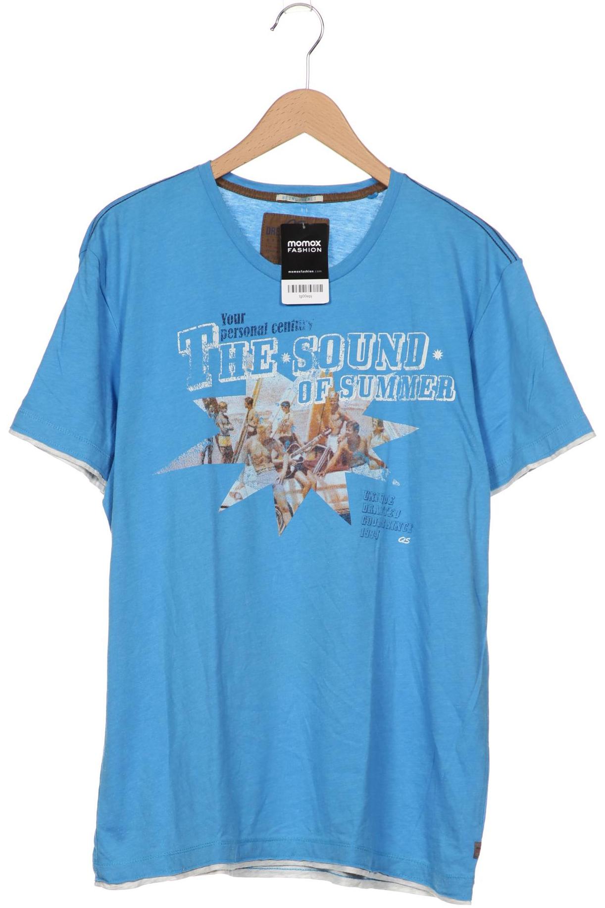 

QS by s.Oliver Herren T-Shirt, blau