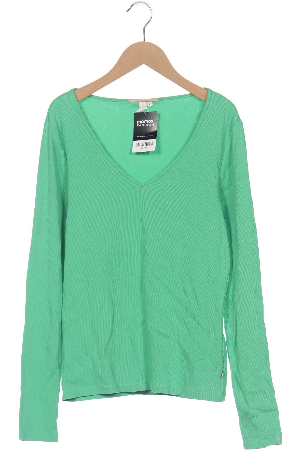 

QS by s.Oliver Damen Langarmshirt, grün, Gr. 42