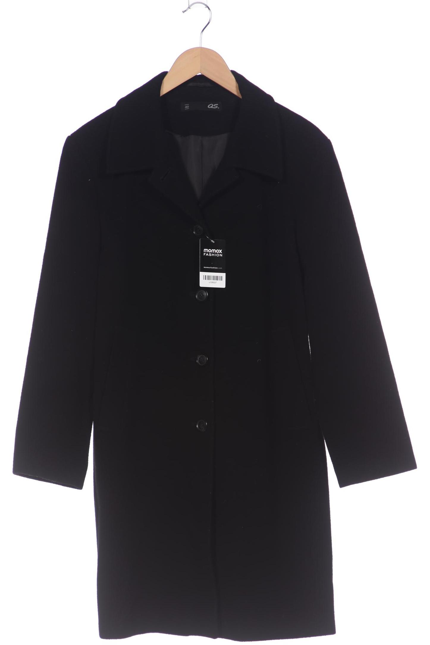 

QS by s.Oliver Damen Mantel, schwarz, Gr. 40