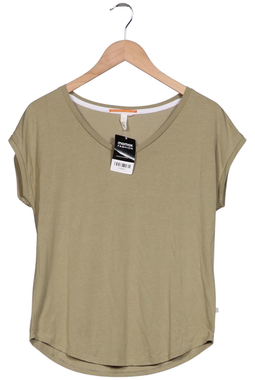 

QS by s.Oliver Damen T-Shirt, grün, Gr. 34