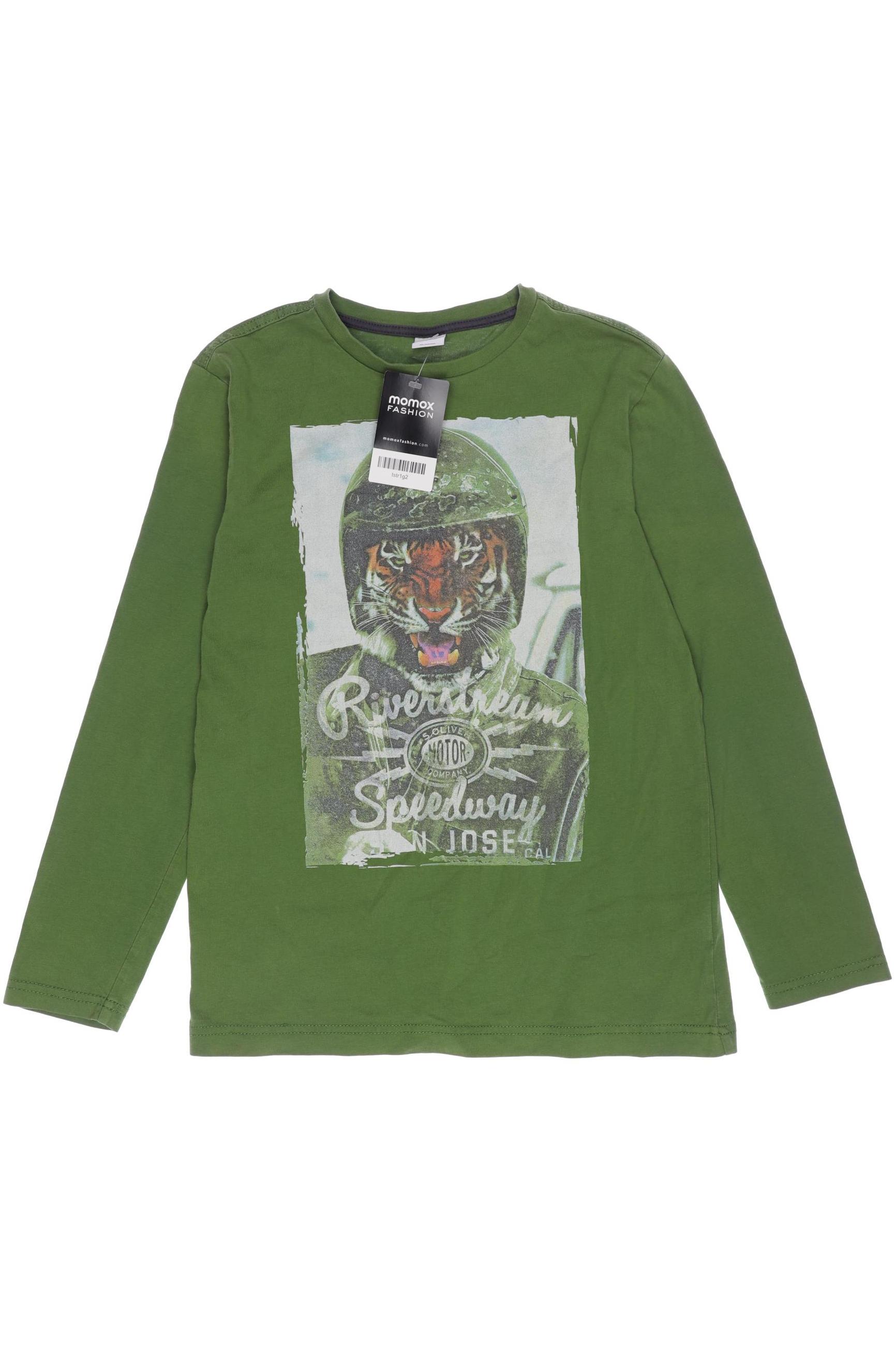 

QS by s.Oliver Herren Langarmshirt, grün, Gr. 152