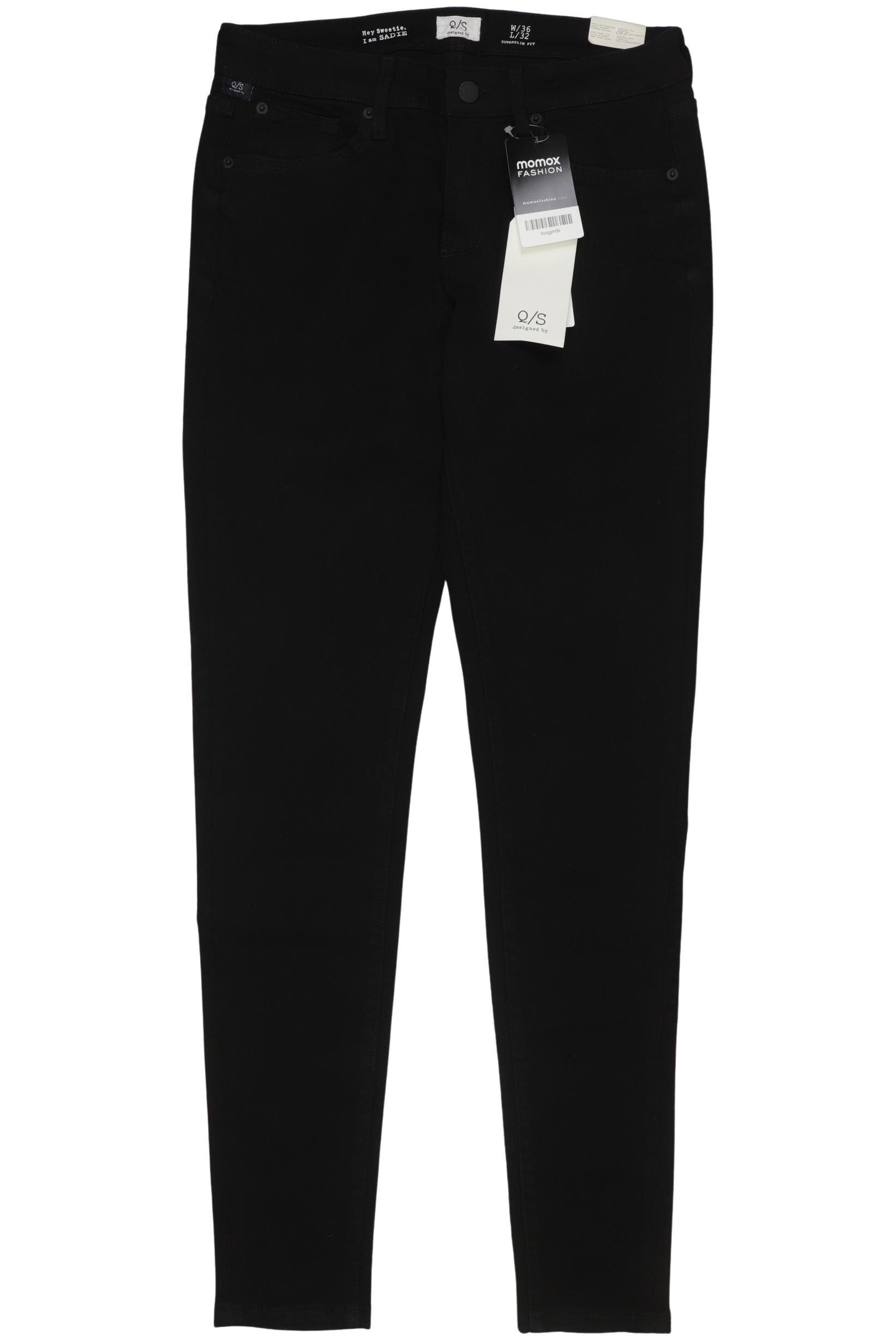 

QS by s.Oliver Damen Jeans, schwarz, Gr. 36