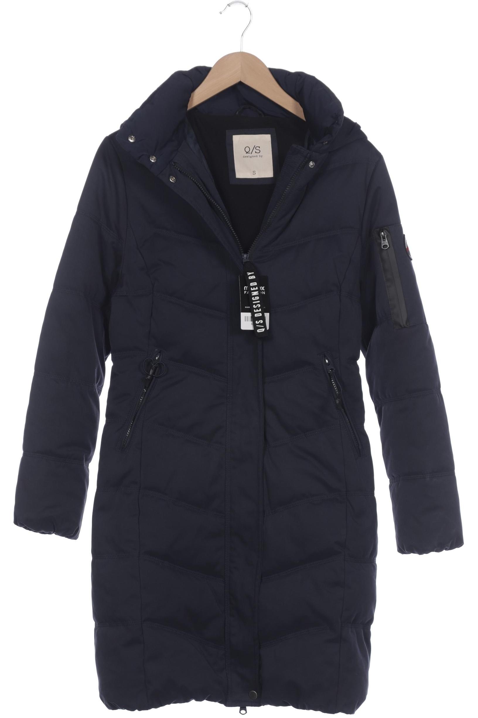 

QS by s.Oliver Damen Mantel, marineblau, Gr. 36