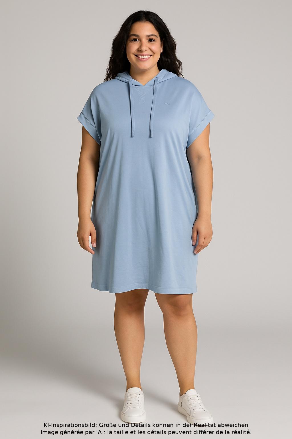 

QS by s.Oliver Damen Kleid, hellblau, Gr. 46