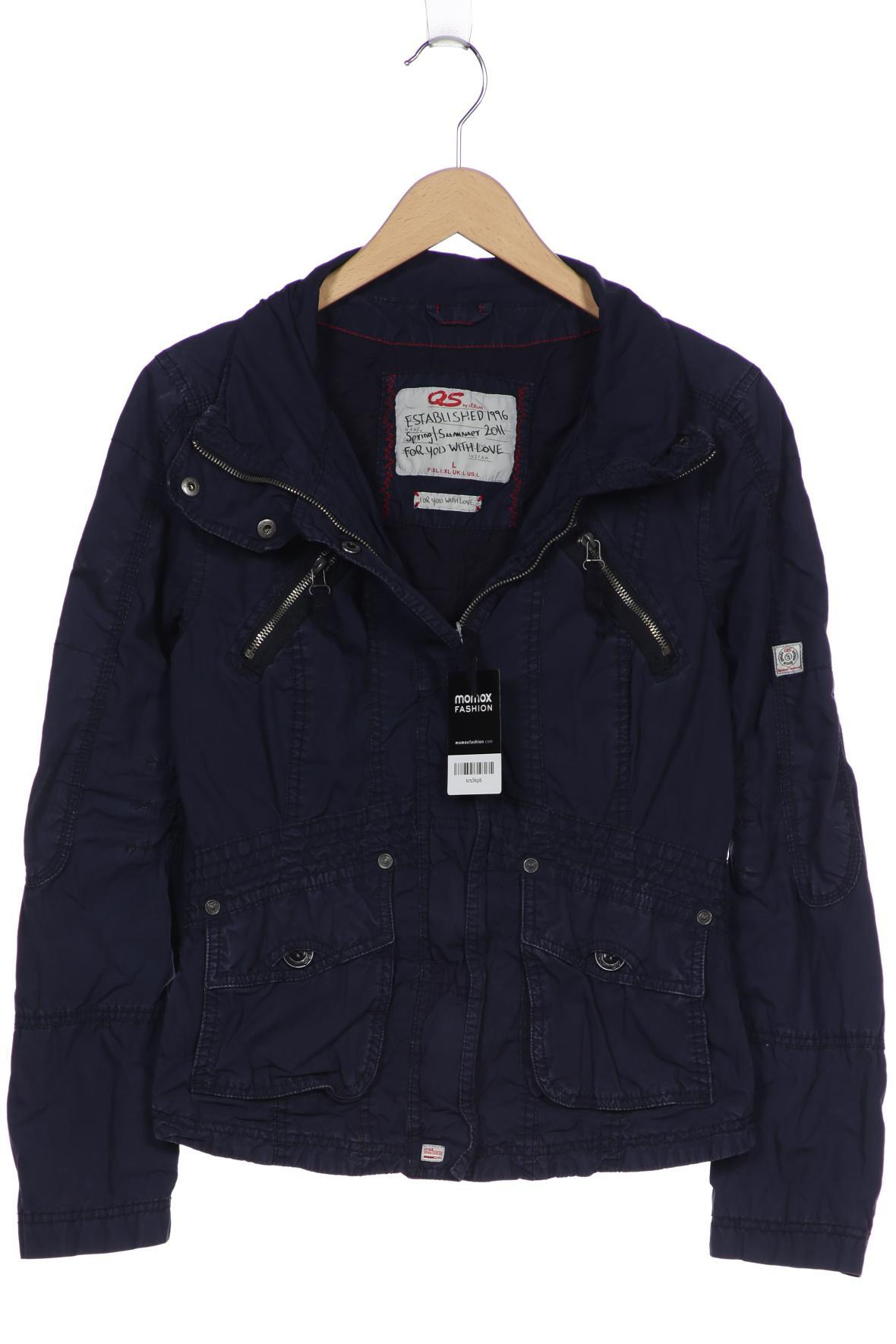 

QS by s.Oliver Damen Jacke, marineblau, Gr. 42