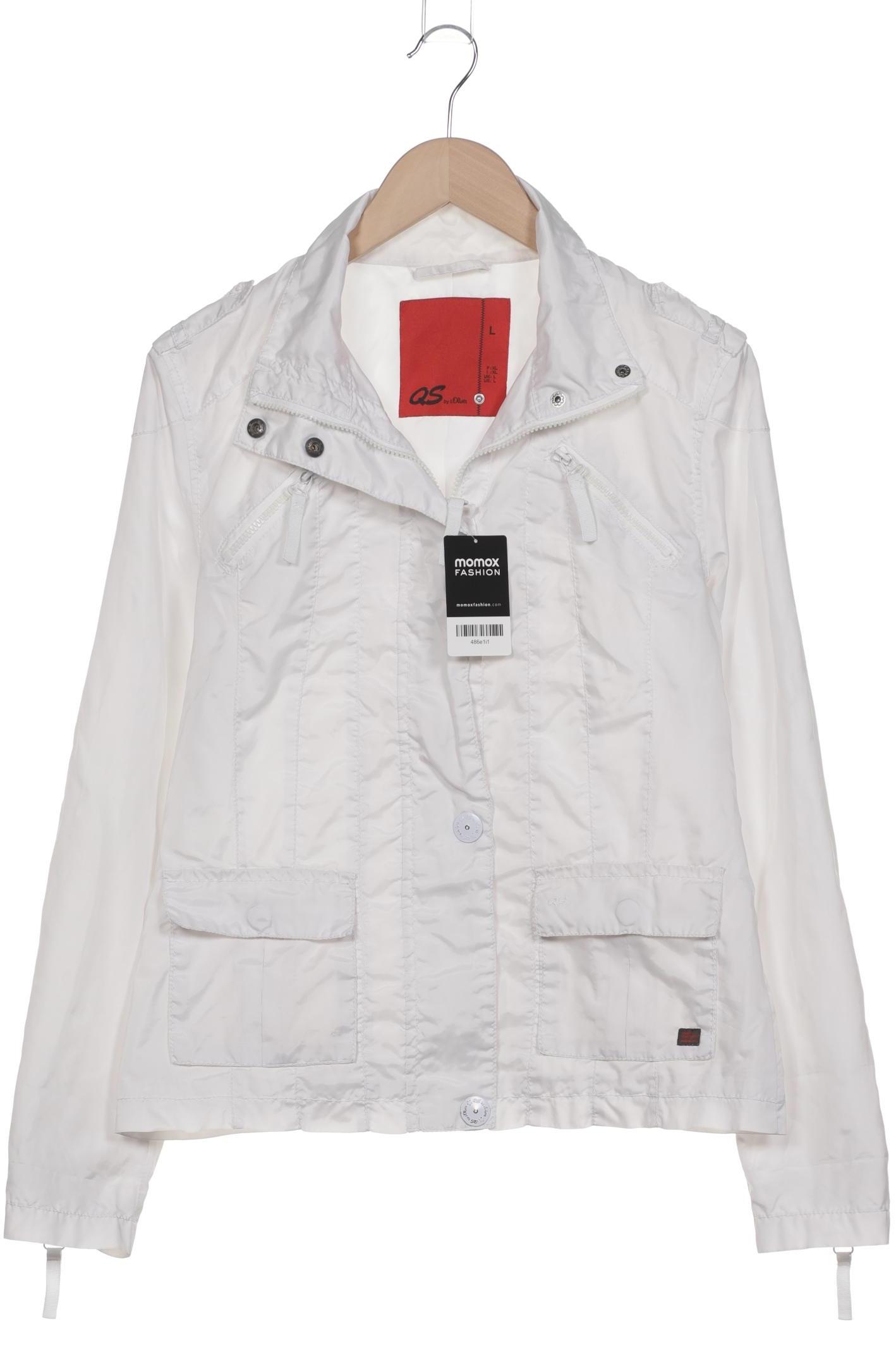 

QS by s.Oliver Damen Jacke, weiß, Gr. 42