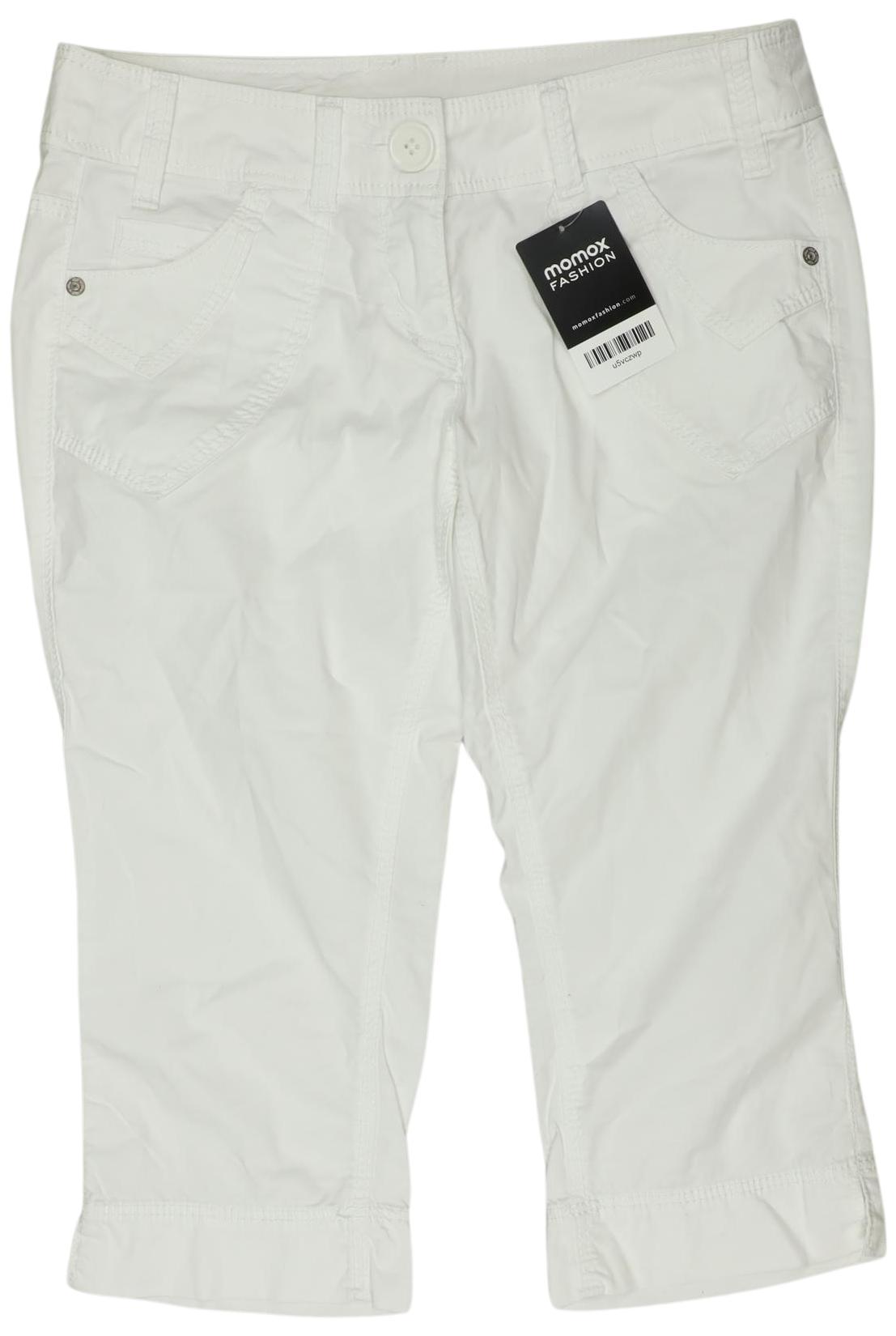 

QS by s.Oliver Damen Stoffhose, weiß, Gr. 34