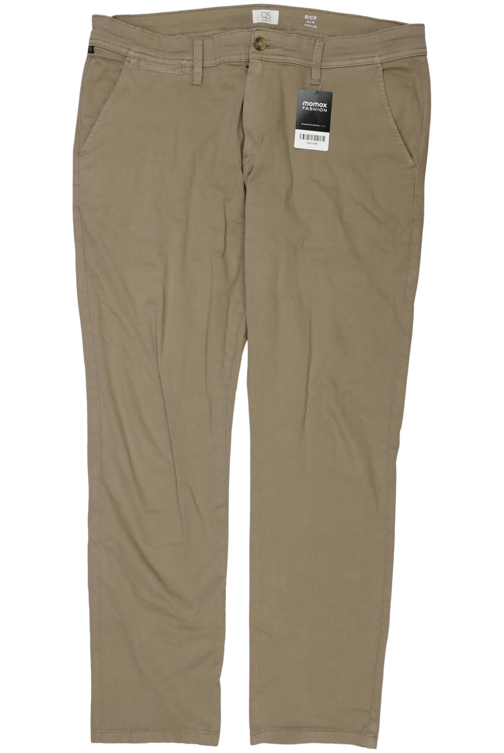 

QS by s.Oliver Herren Stoffhose, beige, Gr. 38
