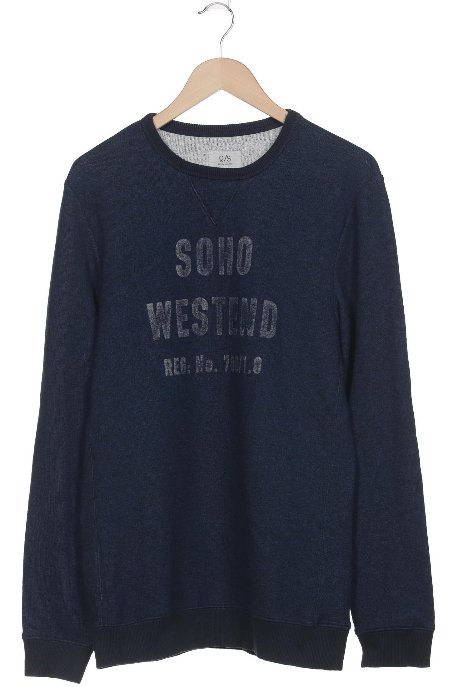 

QS by s.Oliver Herren Sweatshirt, marineblau, Gr. 52