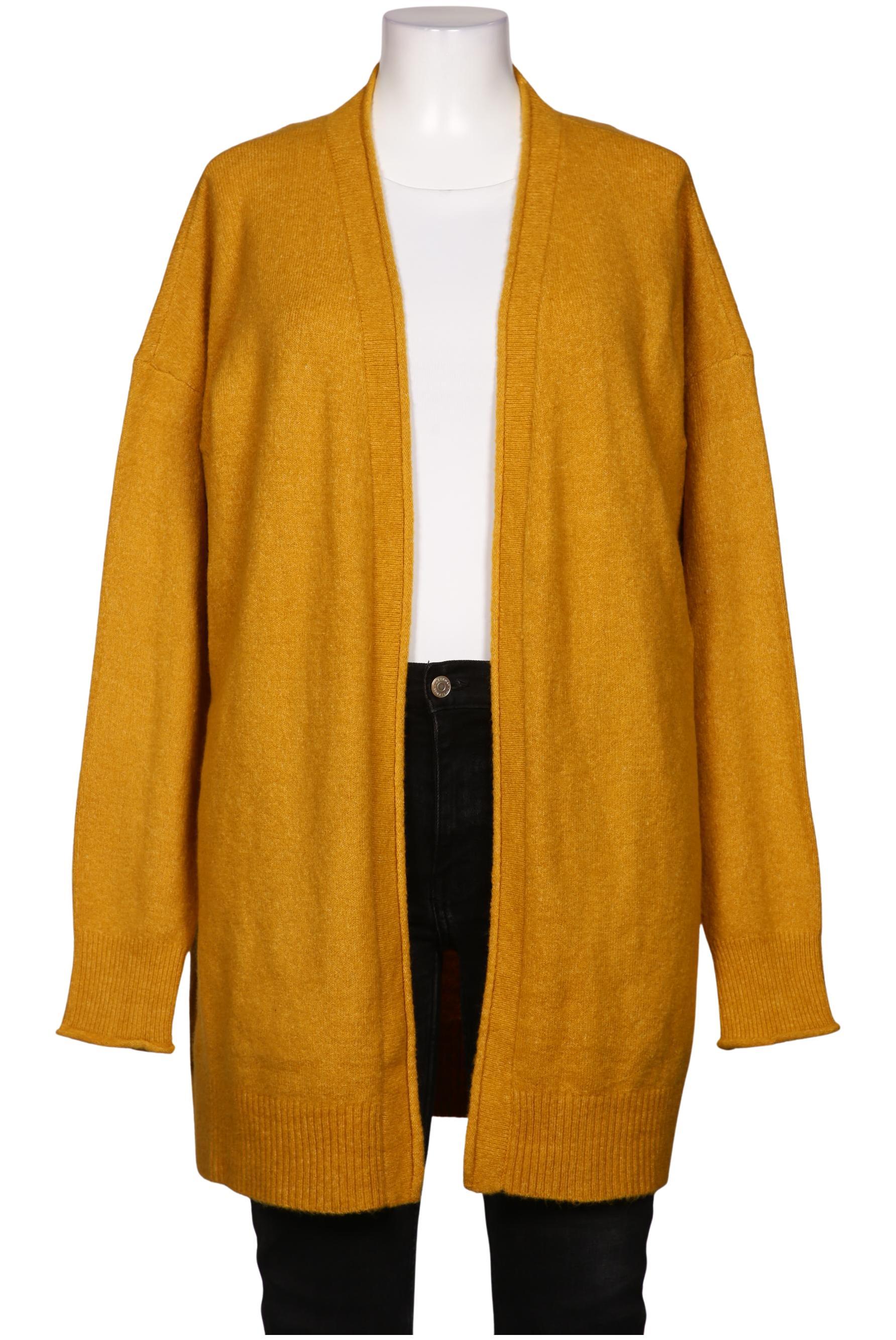 

QS by s.Oliver Damen Strickjacke, gelb, Gr. 46