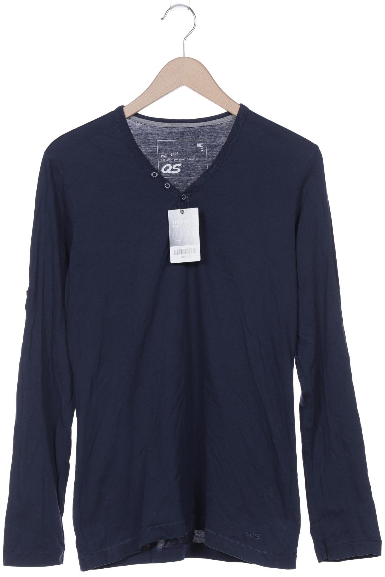 

QS by s.Oliver Herren Langarmshirt, marineblau, Gr. 48