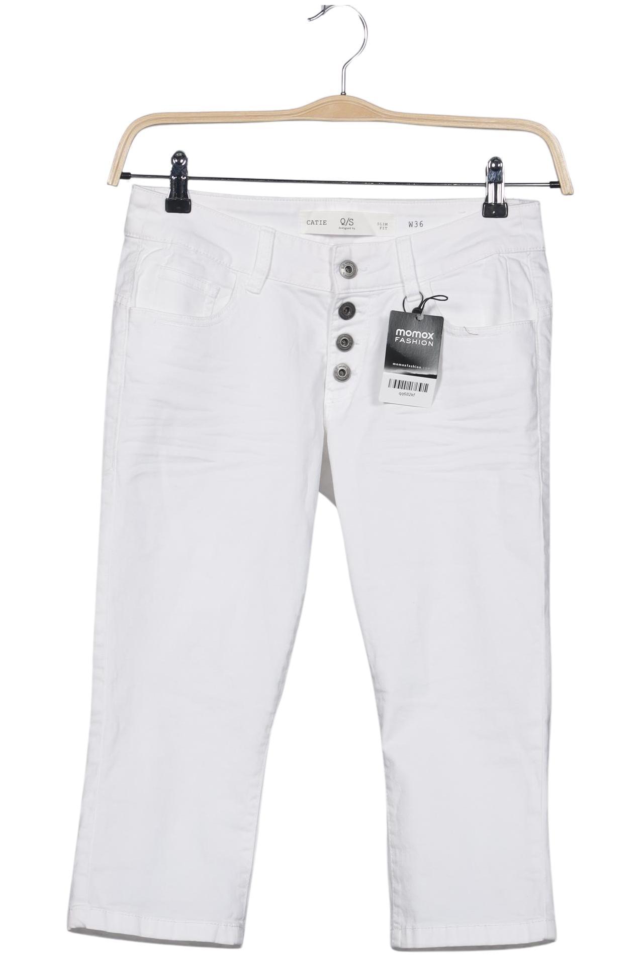 

QS by s.Oliver Damen Shorts, weiß, Gr. 36