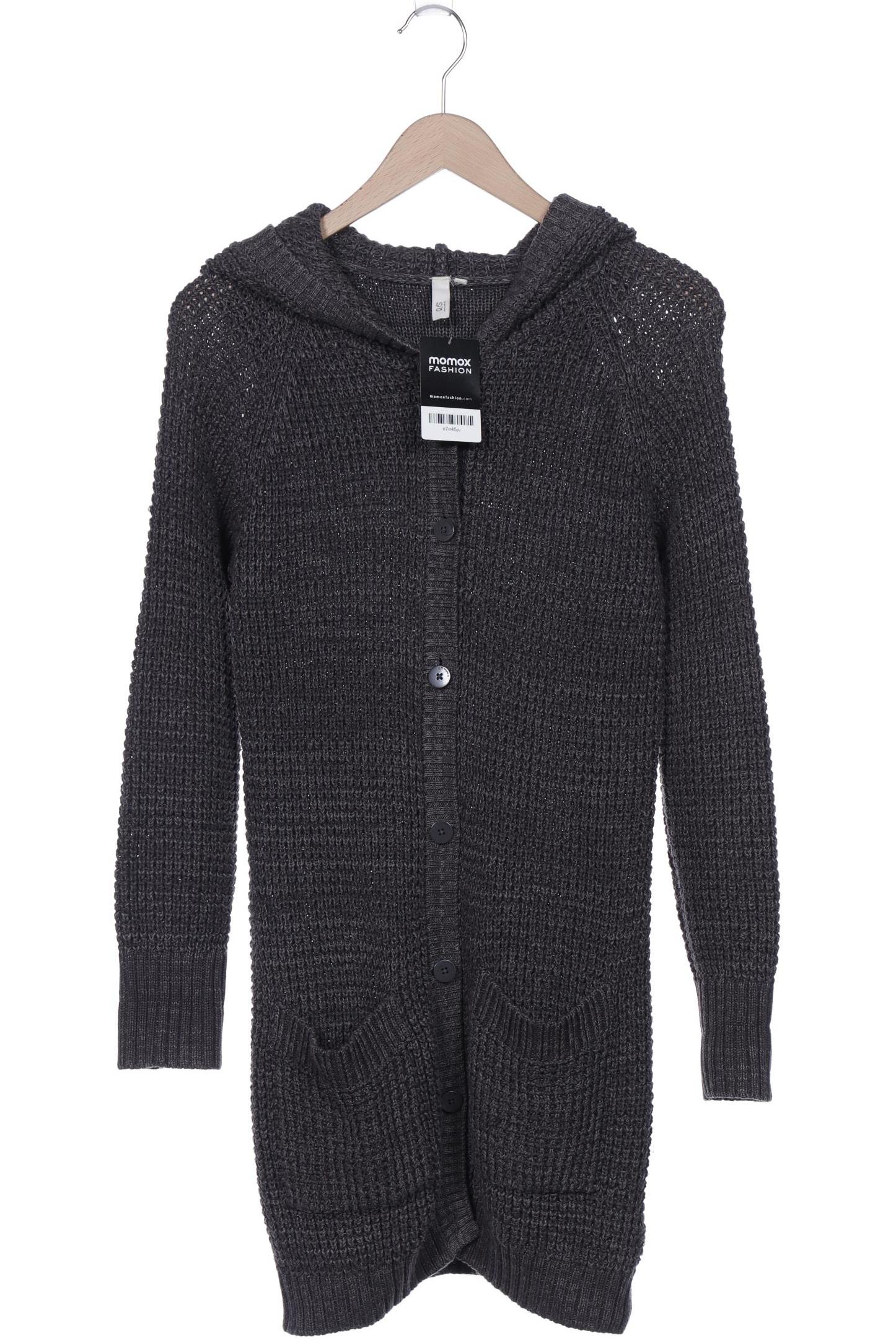 

QS by s.Oliver Damen Strickjacke, grau, Gr. 42