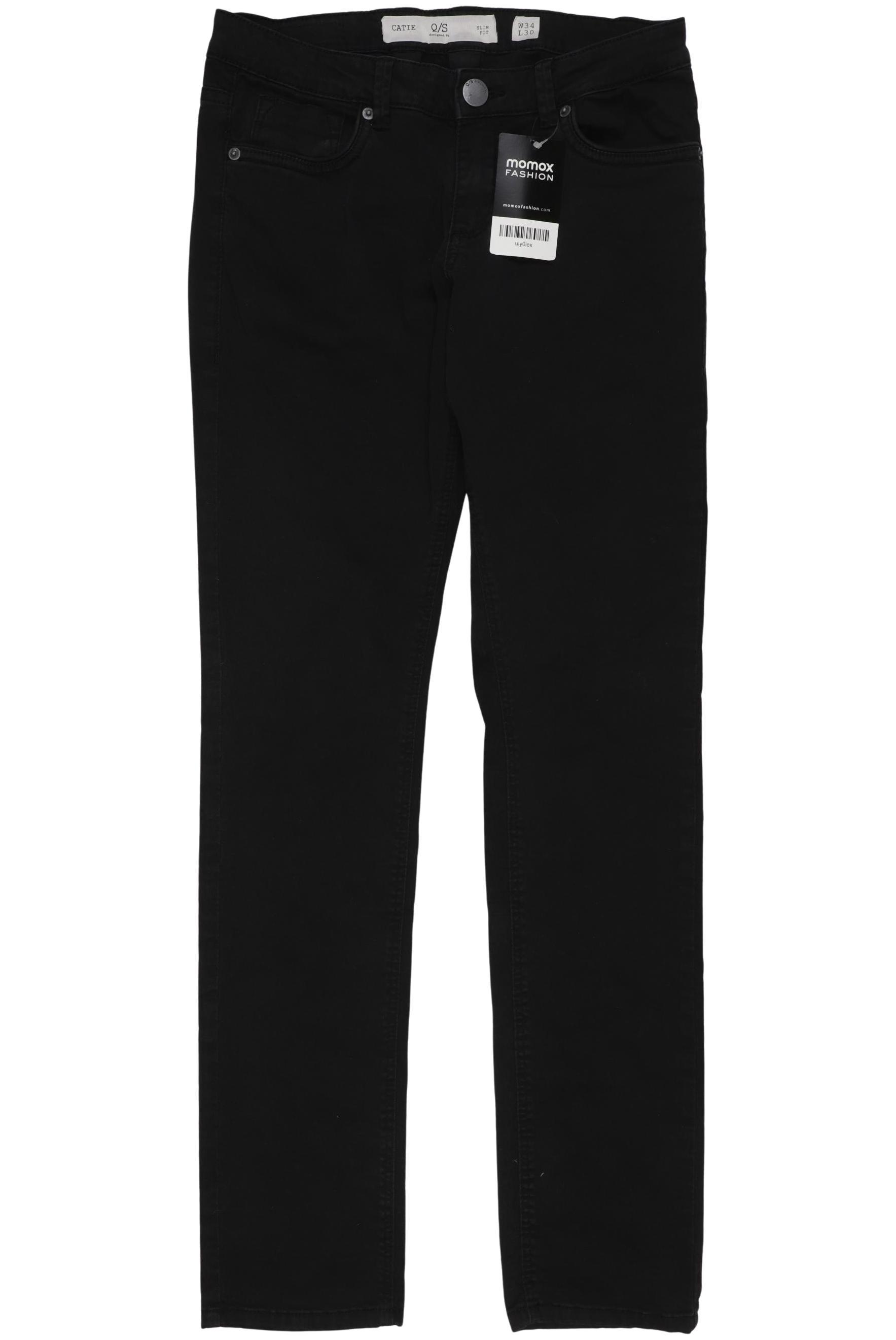 

QS by s.Oliver Damen Jeans, schwarz, Gr. 34