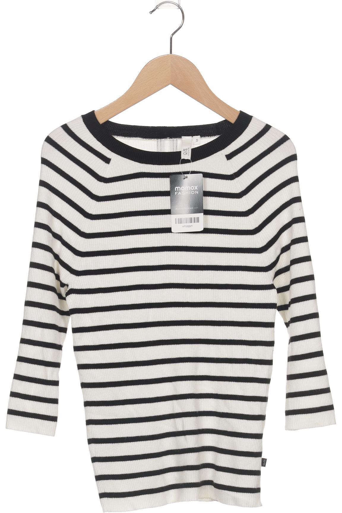 

QS by s.Oliver Damen Langarmshirt, weiß, Gr. 36