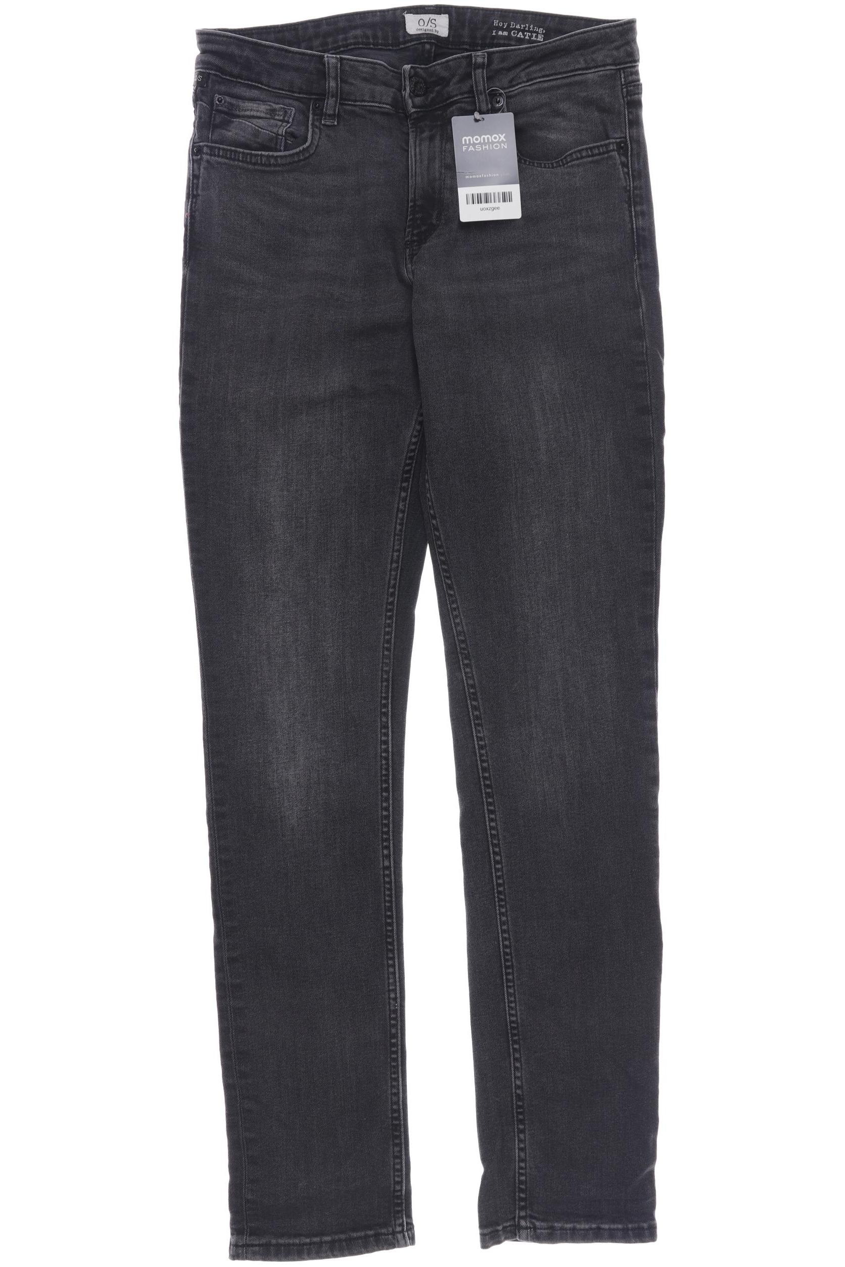 

QS by s.Oliver Damen Jeans, schwarz, Gr. 36