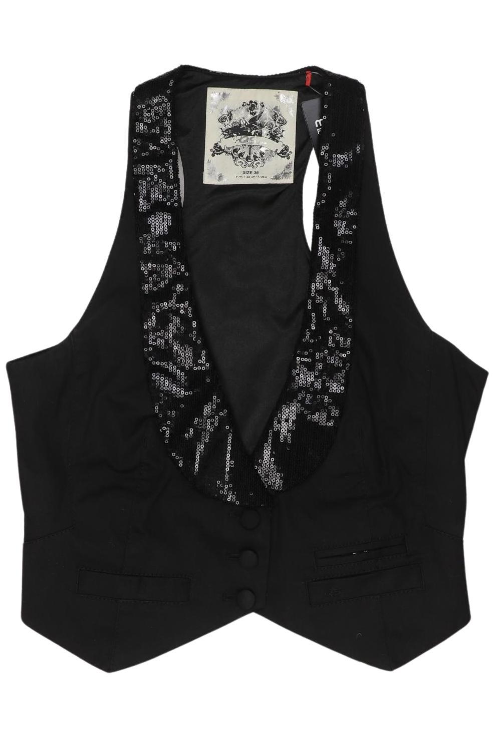 

QS by s.Oliver Damen Weste, schwarz, Gr. 38