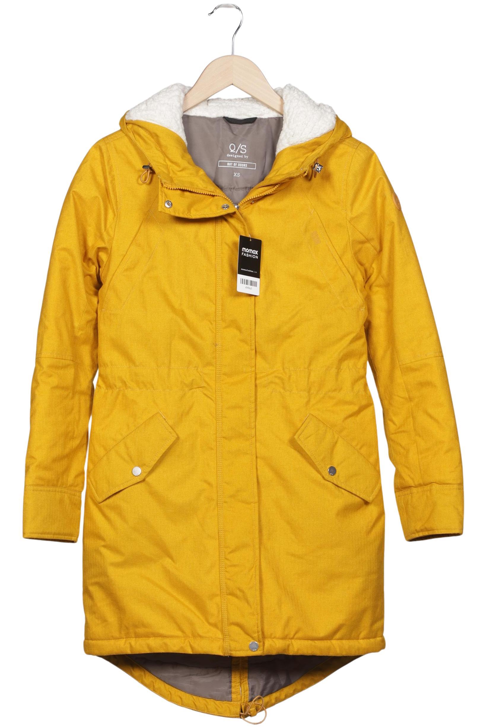 

QS by s.Oliver Damen Mantel, gelb, Gr. 34
