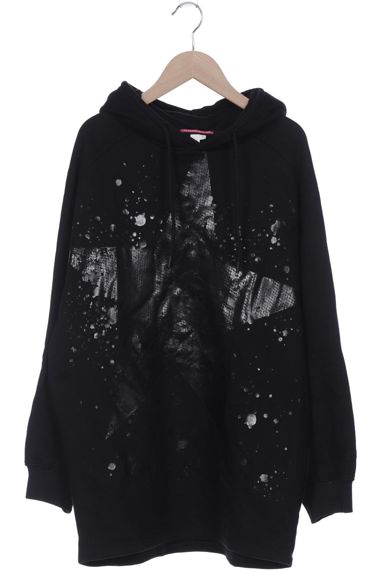 

QS by s.Oliver Damen Kapuzenpullover, schwarz, Gr. 36