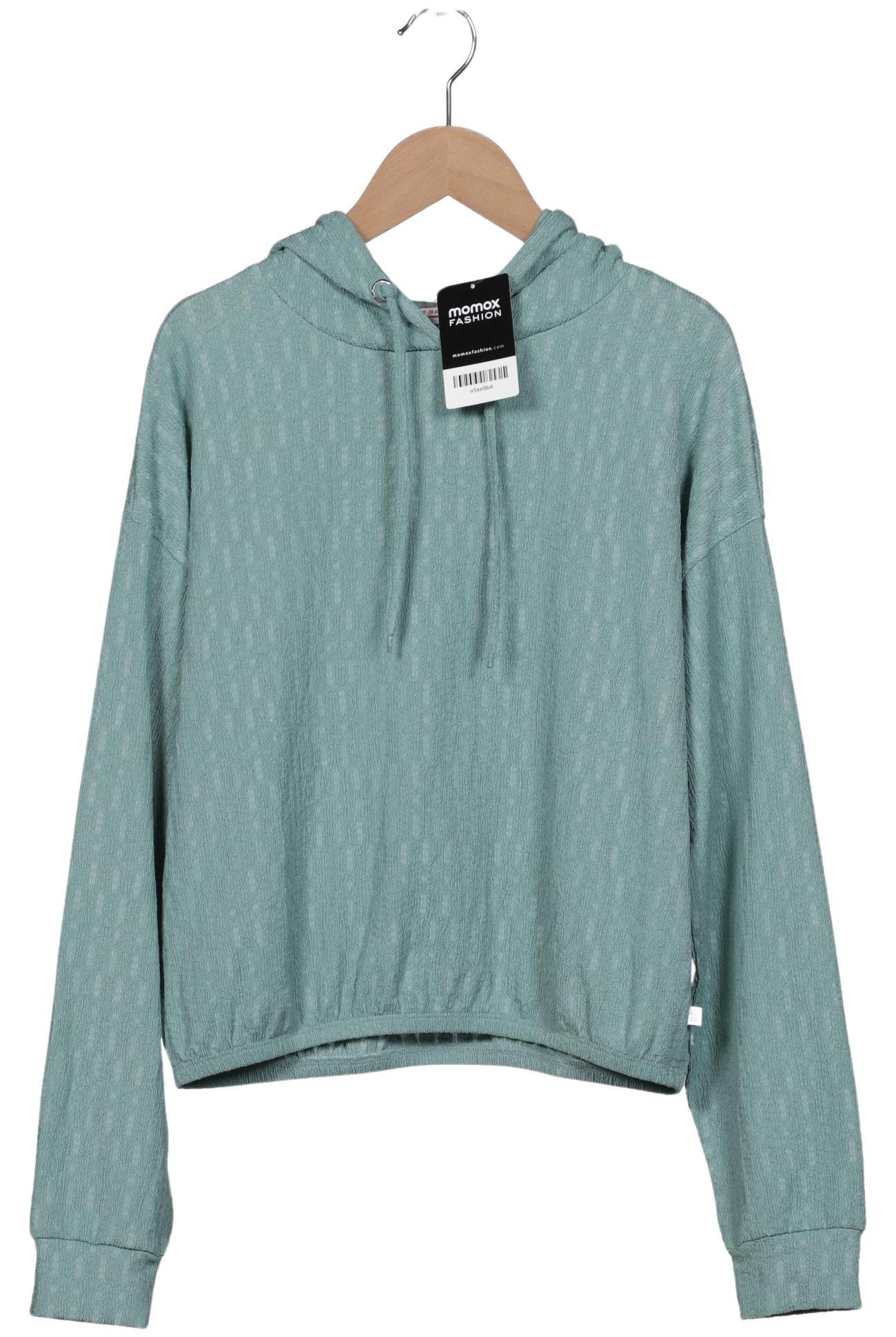 

QS by s.Oliver Damen Kapuzenpullover, türkis, Gr. 38