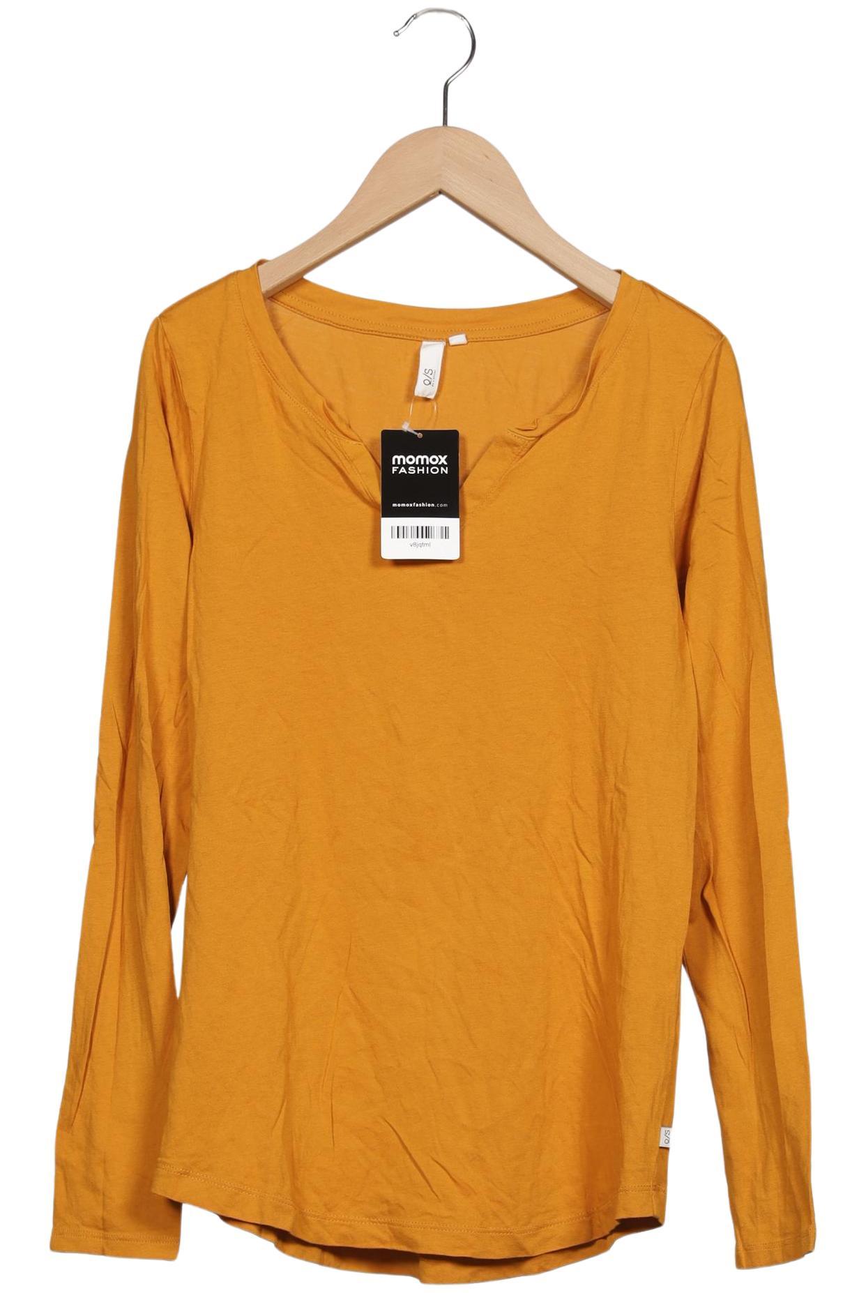 

QS by s.Oliver Damen Langarmshirt, orange, Gr. 36