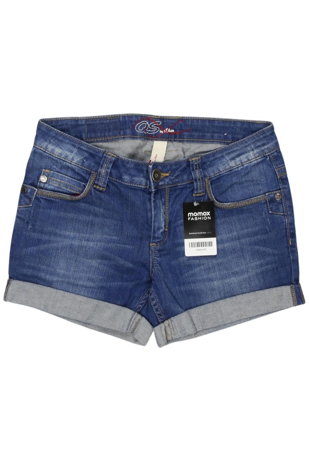 

QS by s.Oliver Damen Shorts, blau, Gr. 38