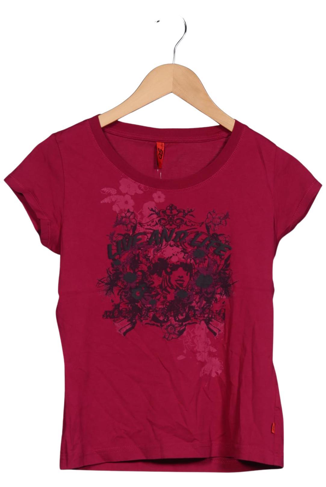 

QS by s.Oliver Damen T-Shirt, pink, Gr. 38
