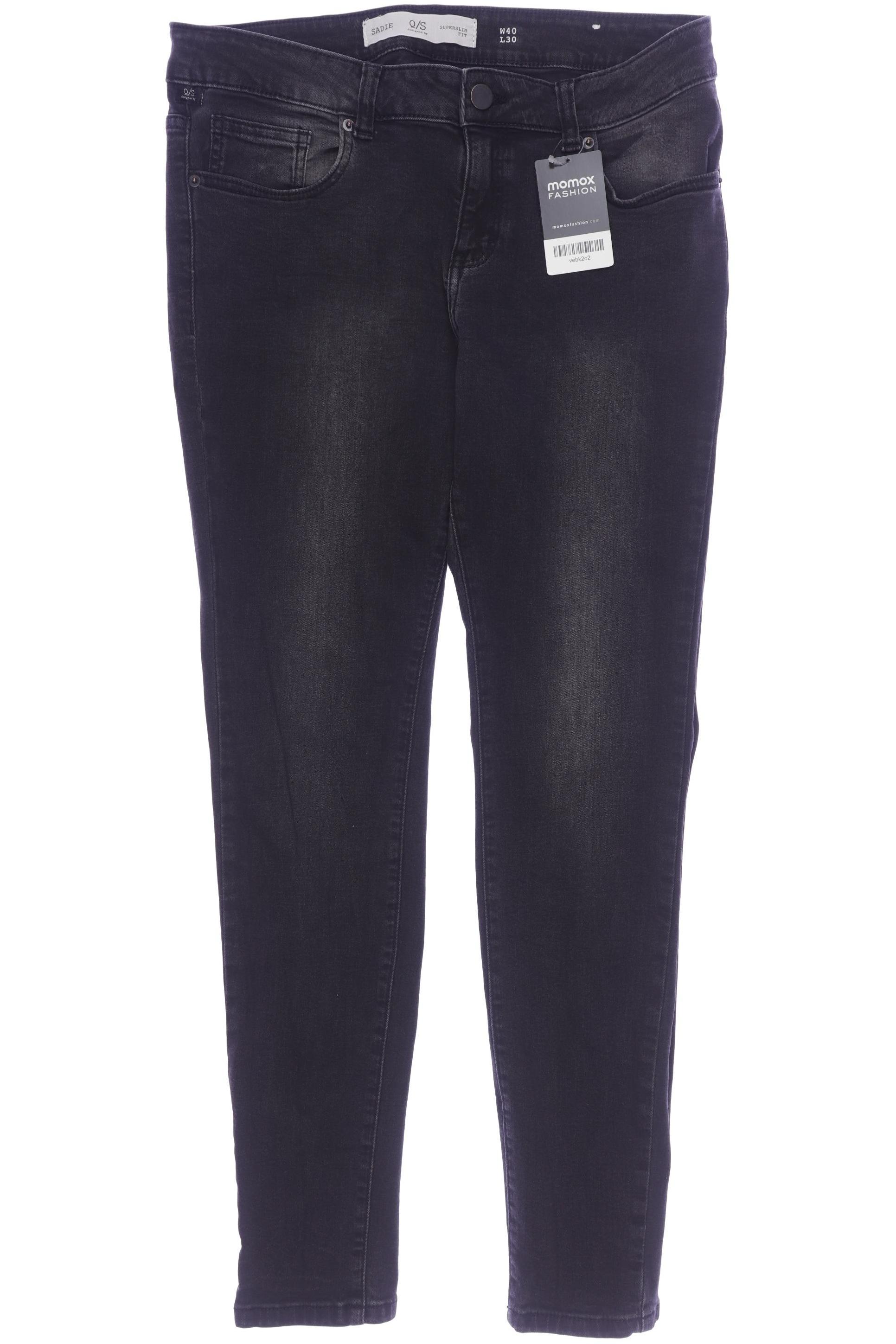 

QS by s.Oliver Damen Jeans, schwarz, Gr. 40