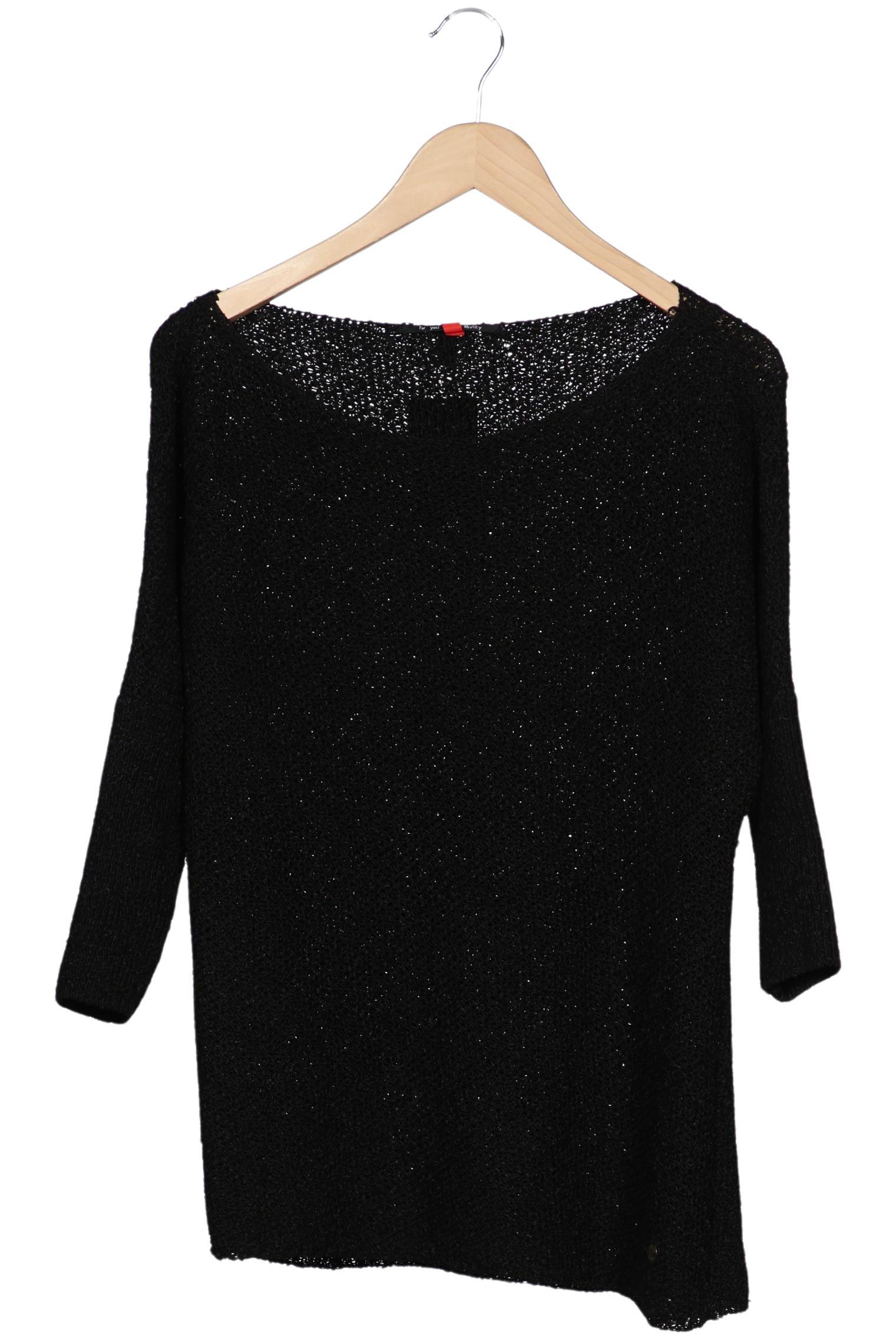 

QS by s.Oliver Damen Pullover, schwarz, Gr. 34