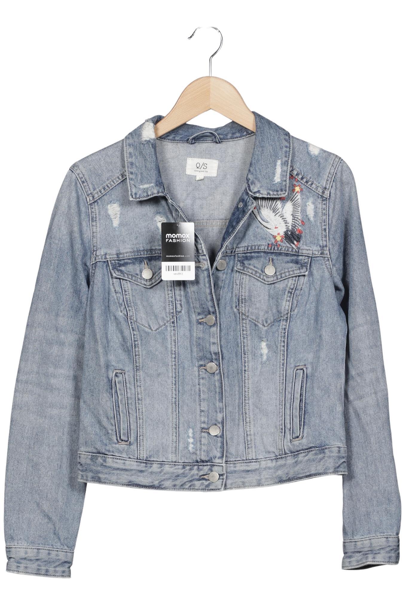 

QS by s.Oliver Damen Jacke, hellblau, Gr. 42