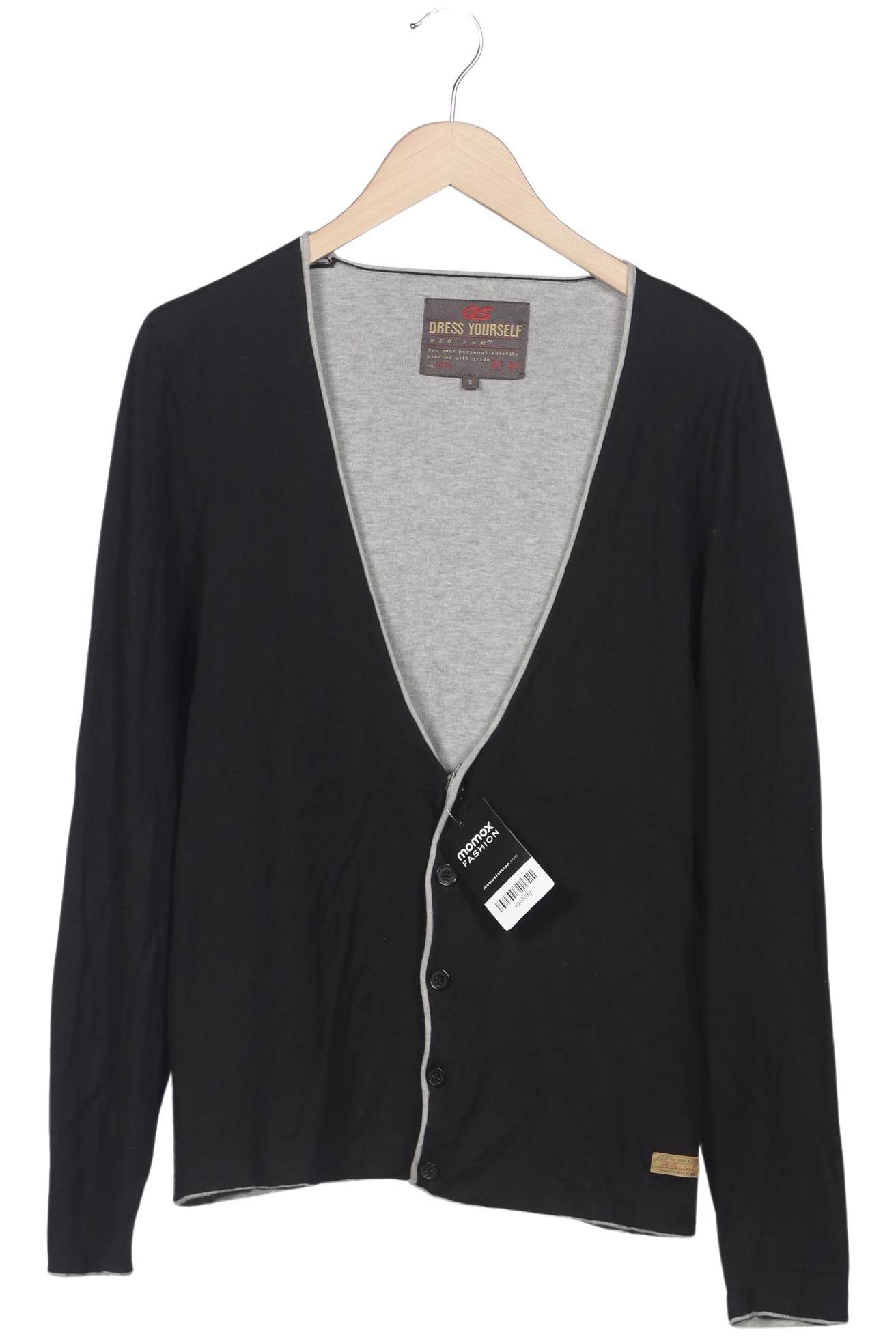 

QS by s.Oliver Herren Strickjacke, schwarz, Gr. 46