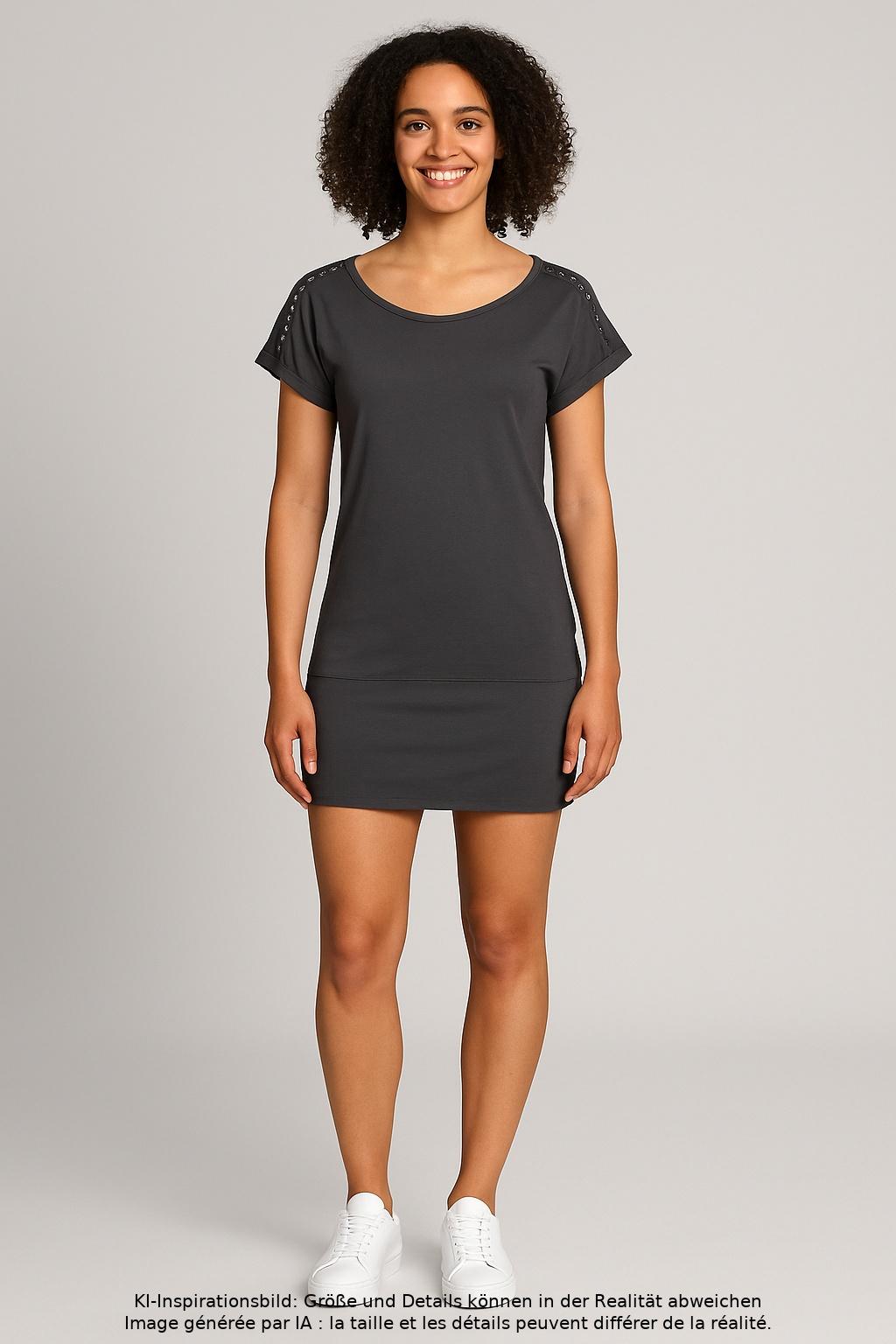 

QS by s.Oliver Damen Kleid, grau, Gr. 36