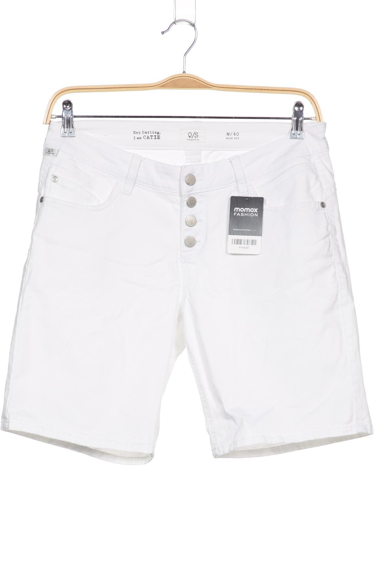 

QS by s.Oliver Damen Shorts, weiß, Gr. 40